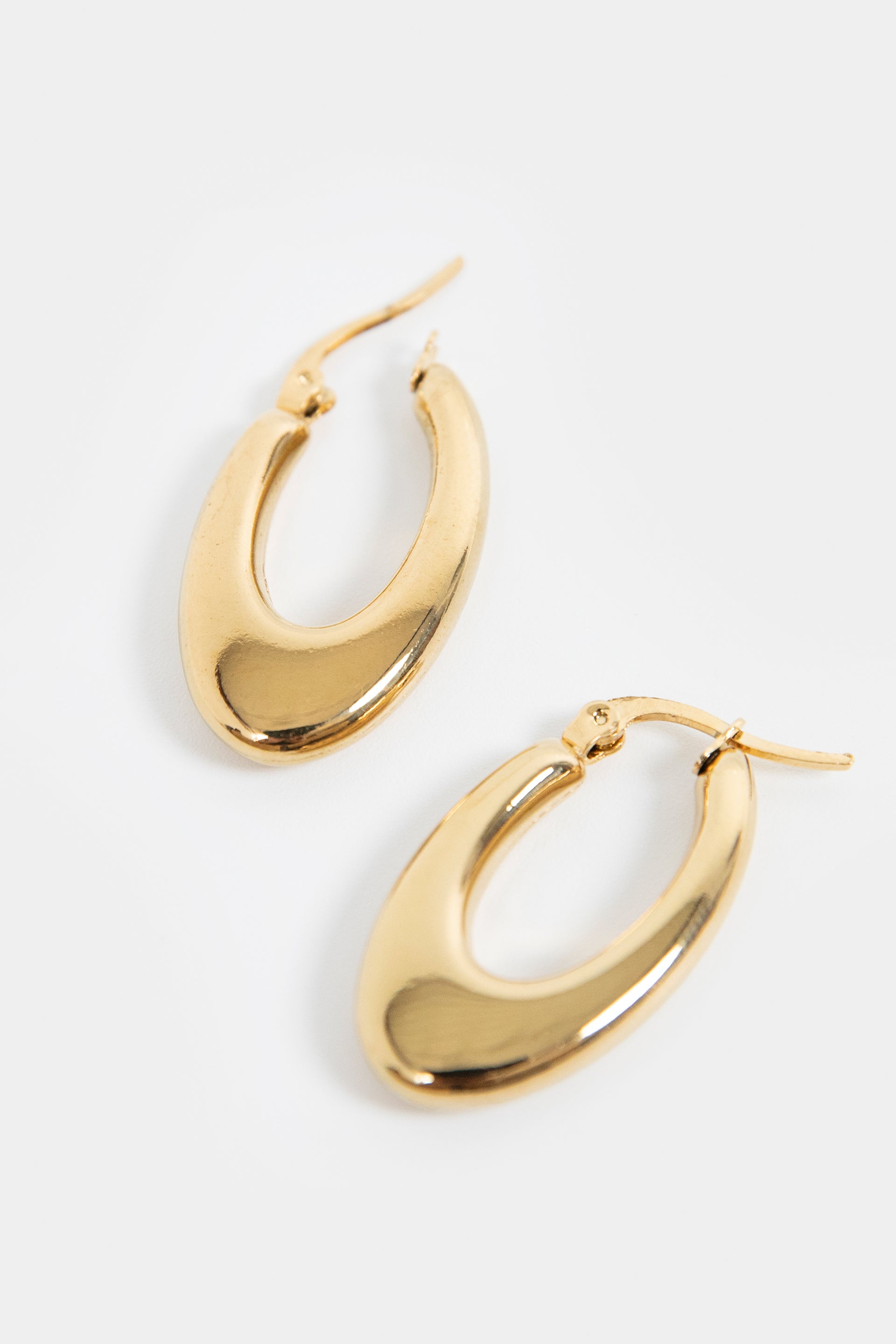 Drop Hoop Earrings