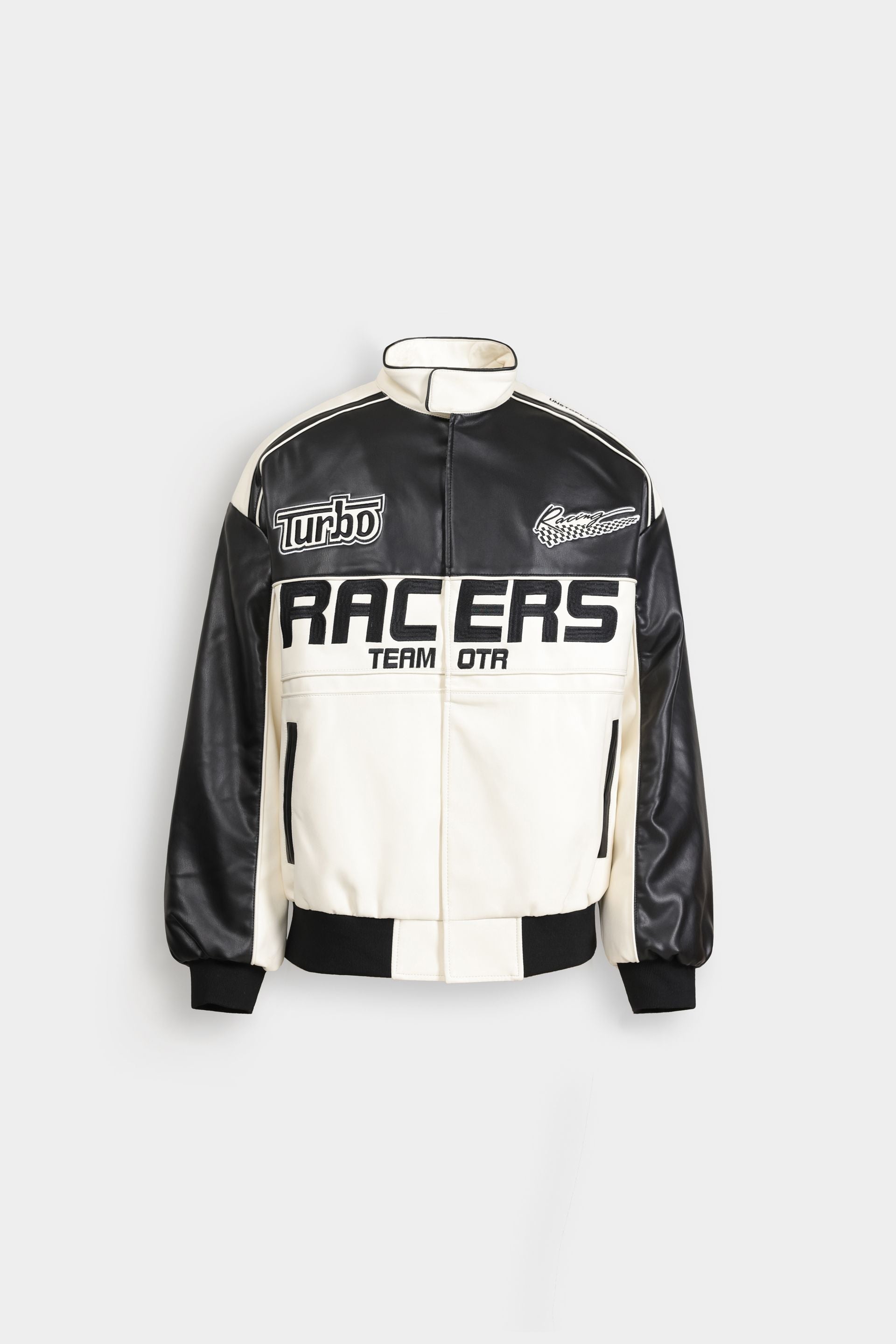 Faux Leather Bomber Jacket – Outfitters - Main Image