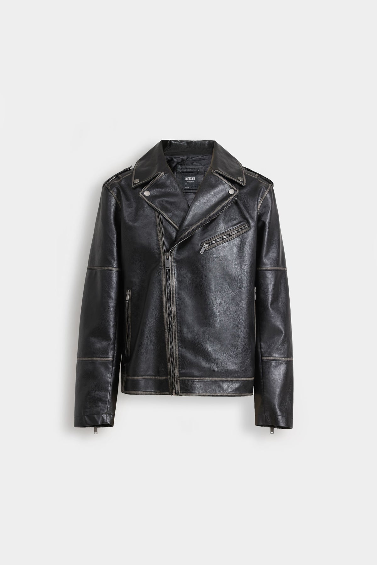 Faux Leather Biker Jacket – Outfitters