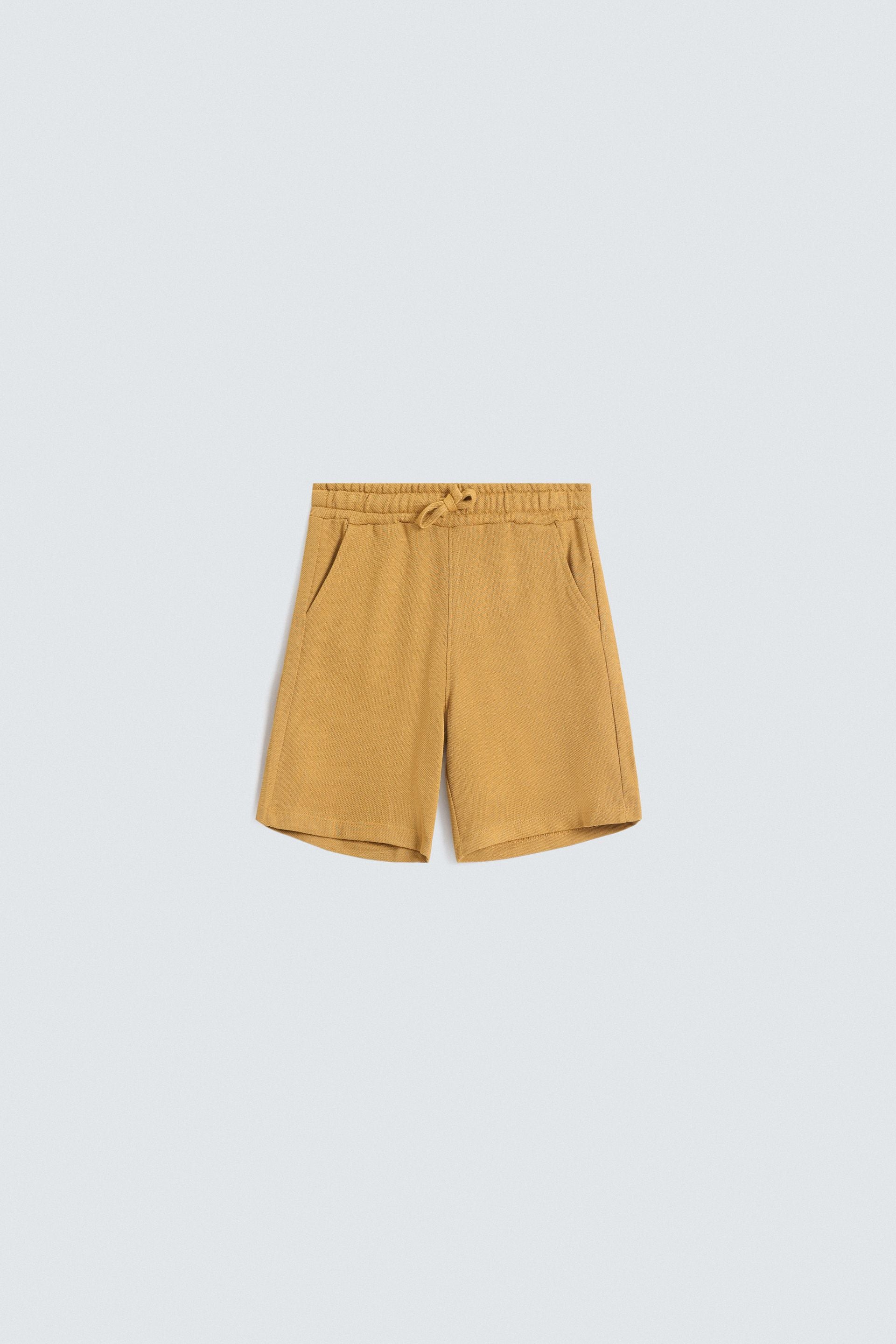 Textured Knit Shorts