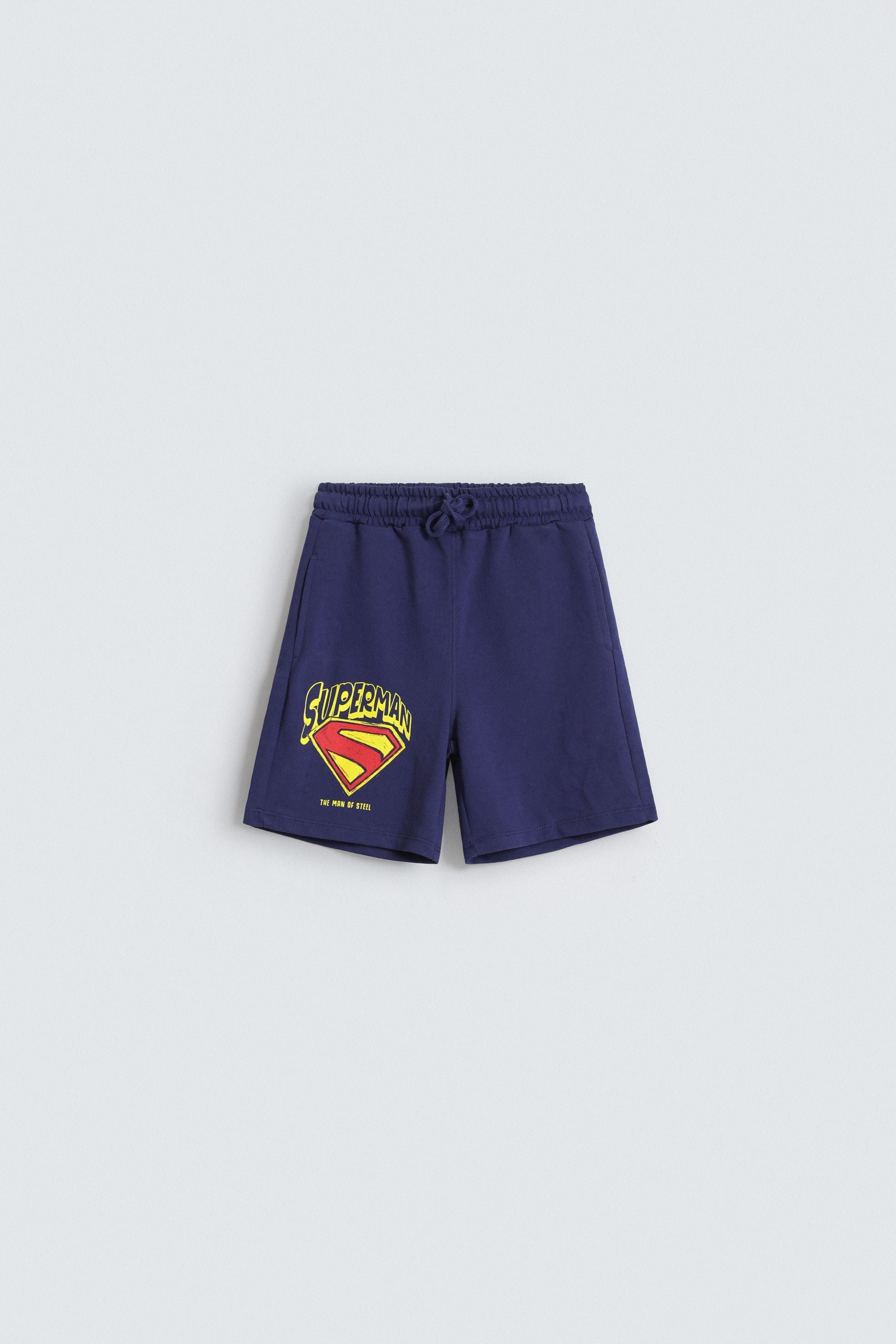 Character Graphic Knit Shorts