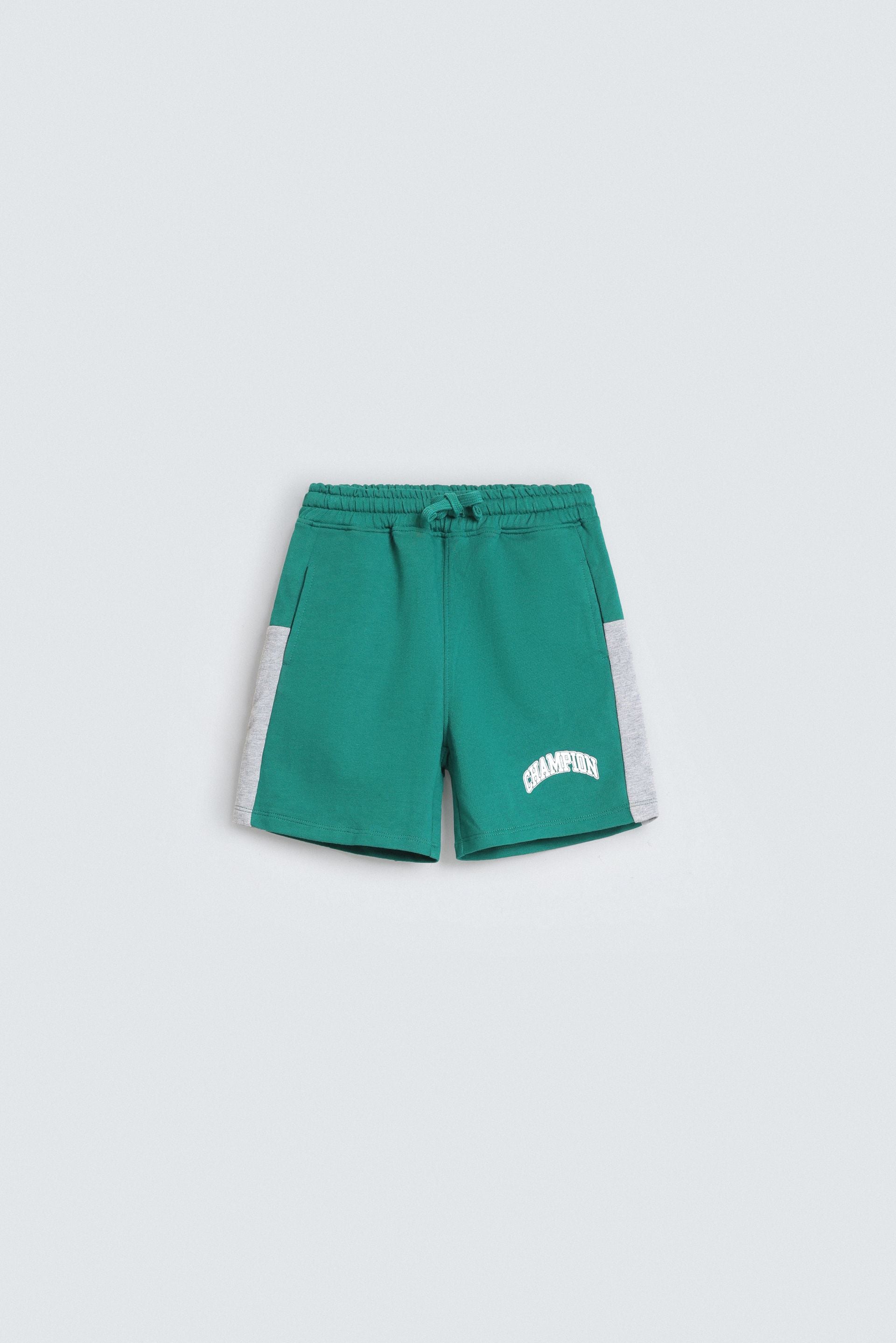 Slogan Knit Shorts