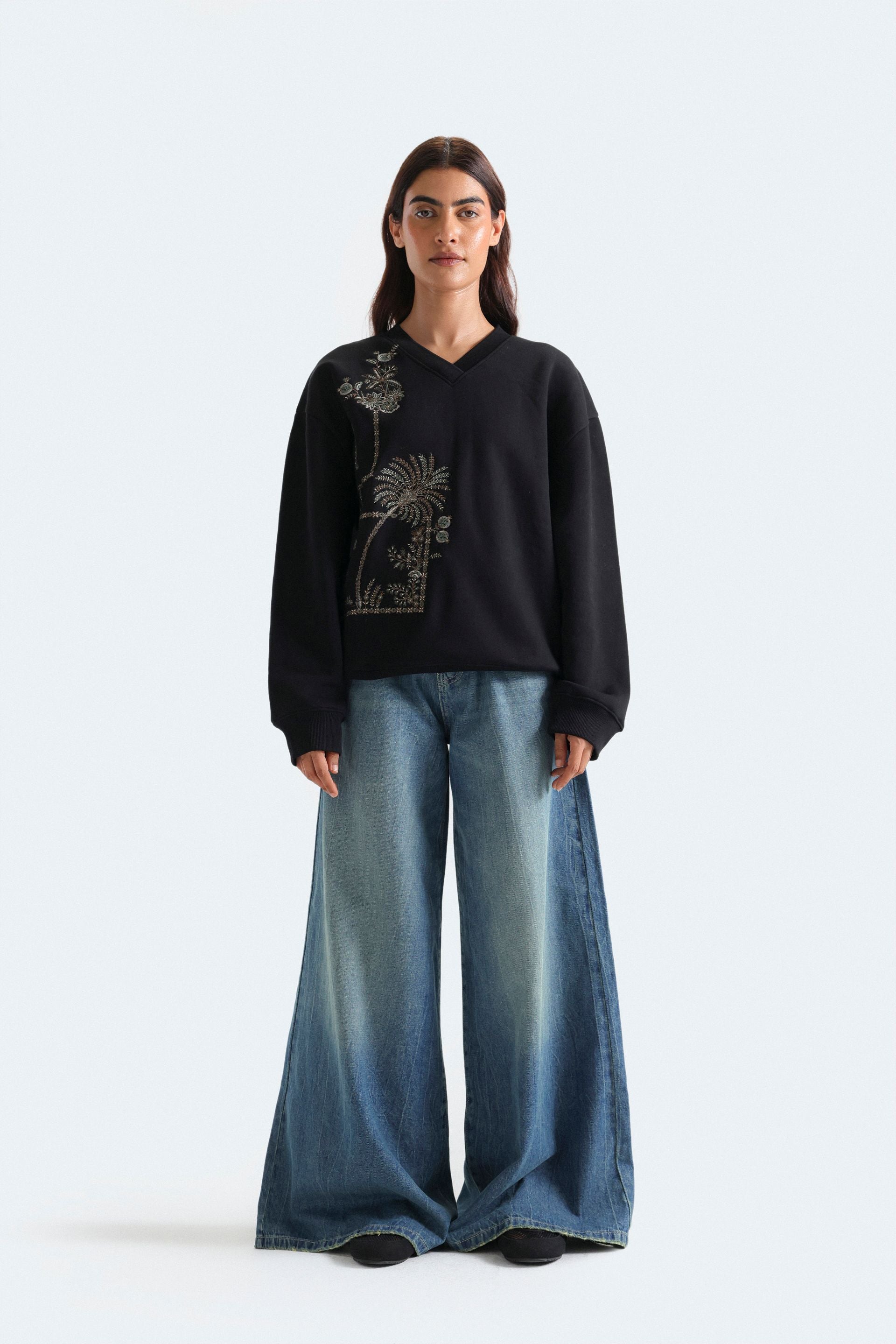 Embroidered Sweatshirt