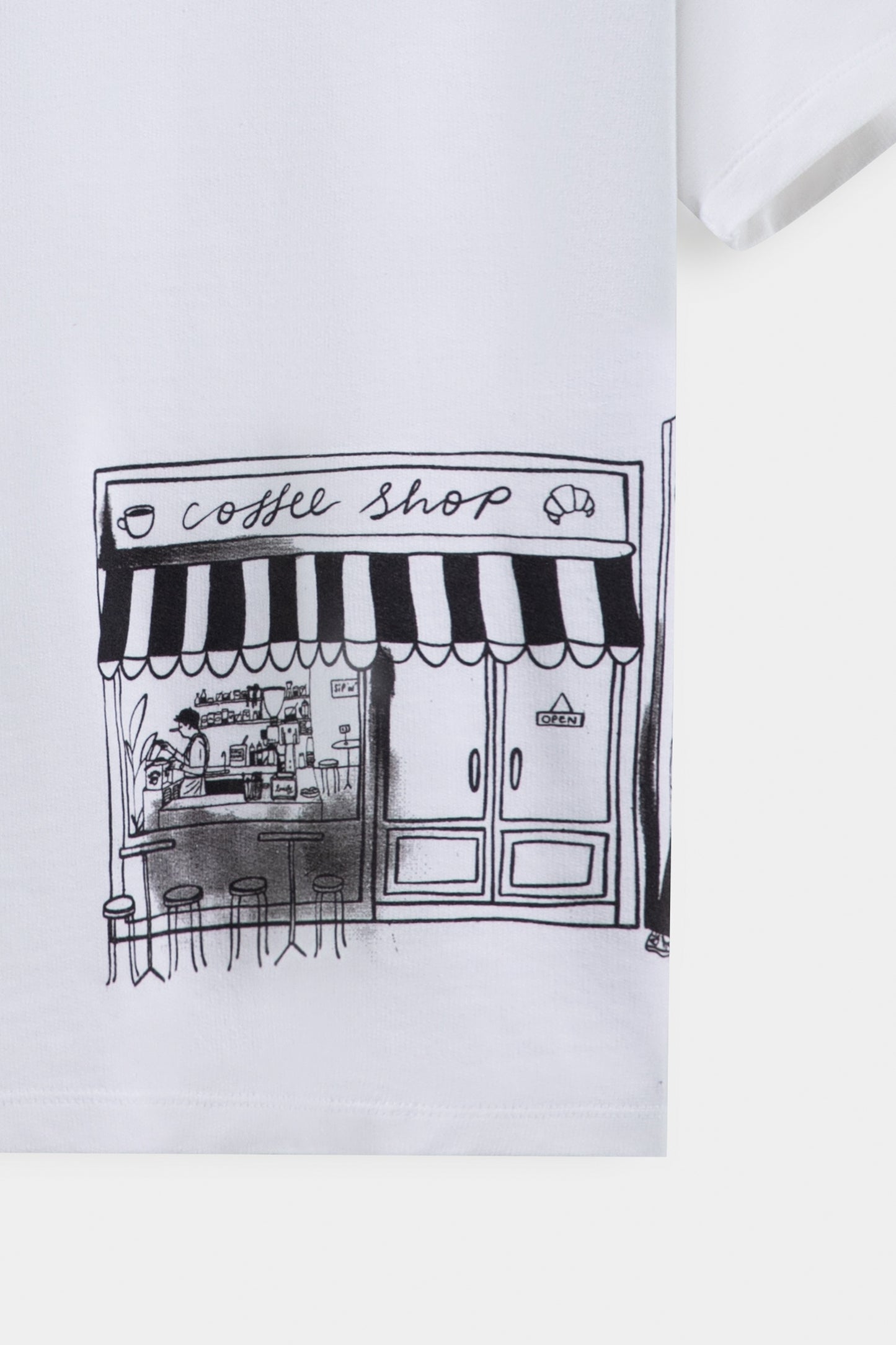 Coffee Shop Graphic T-Shirt