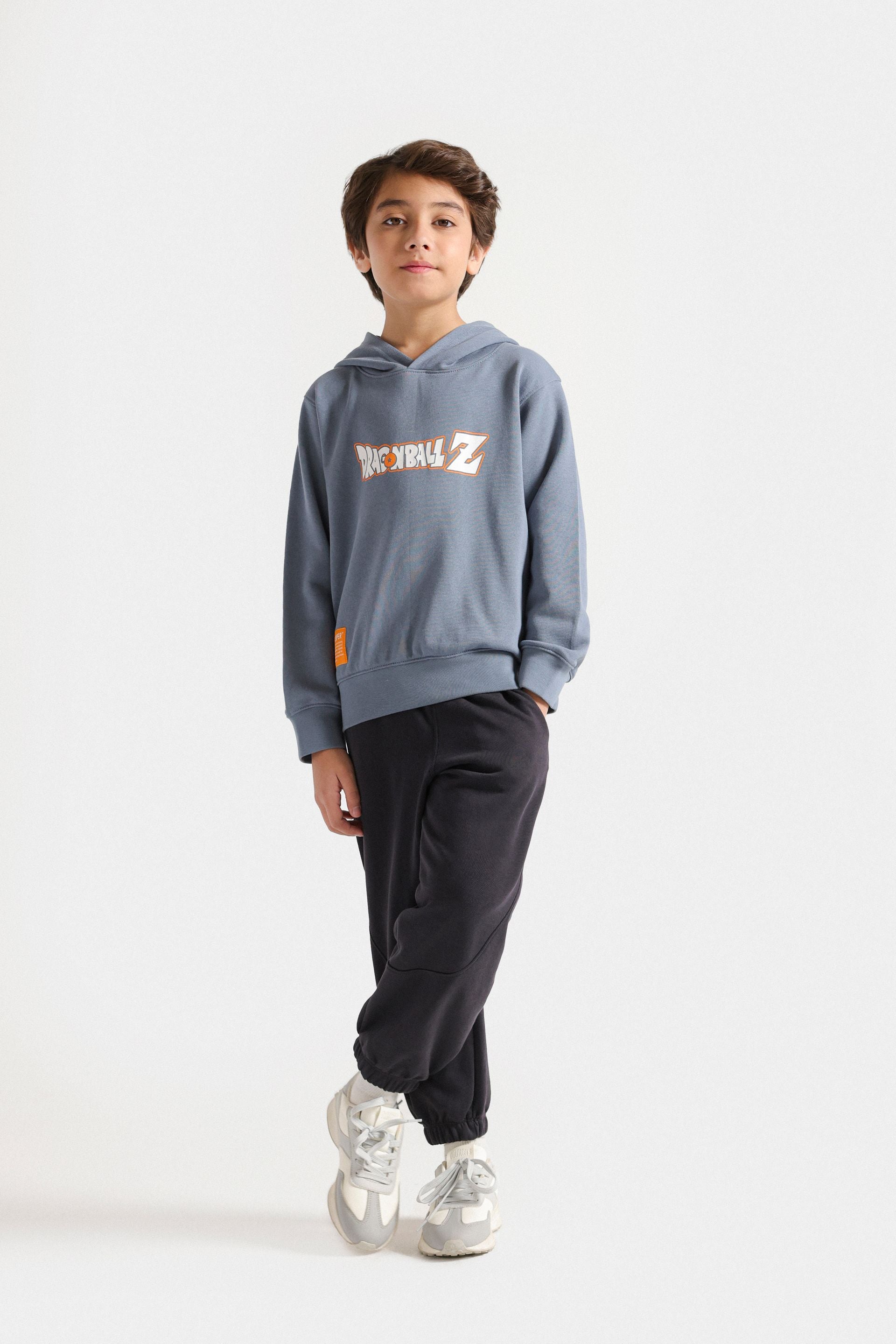 Slogan Print Pull-Over