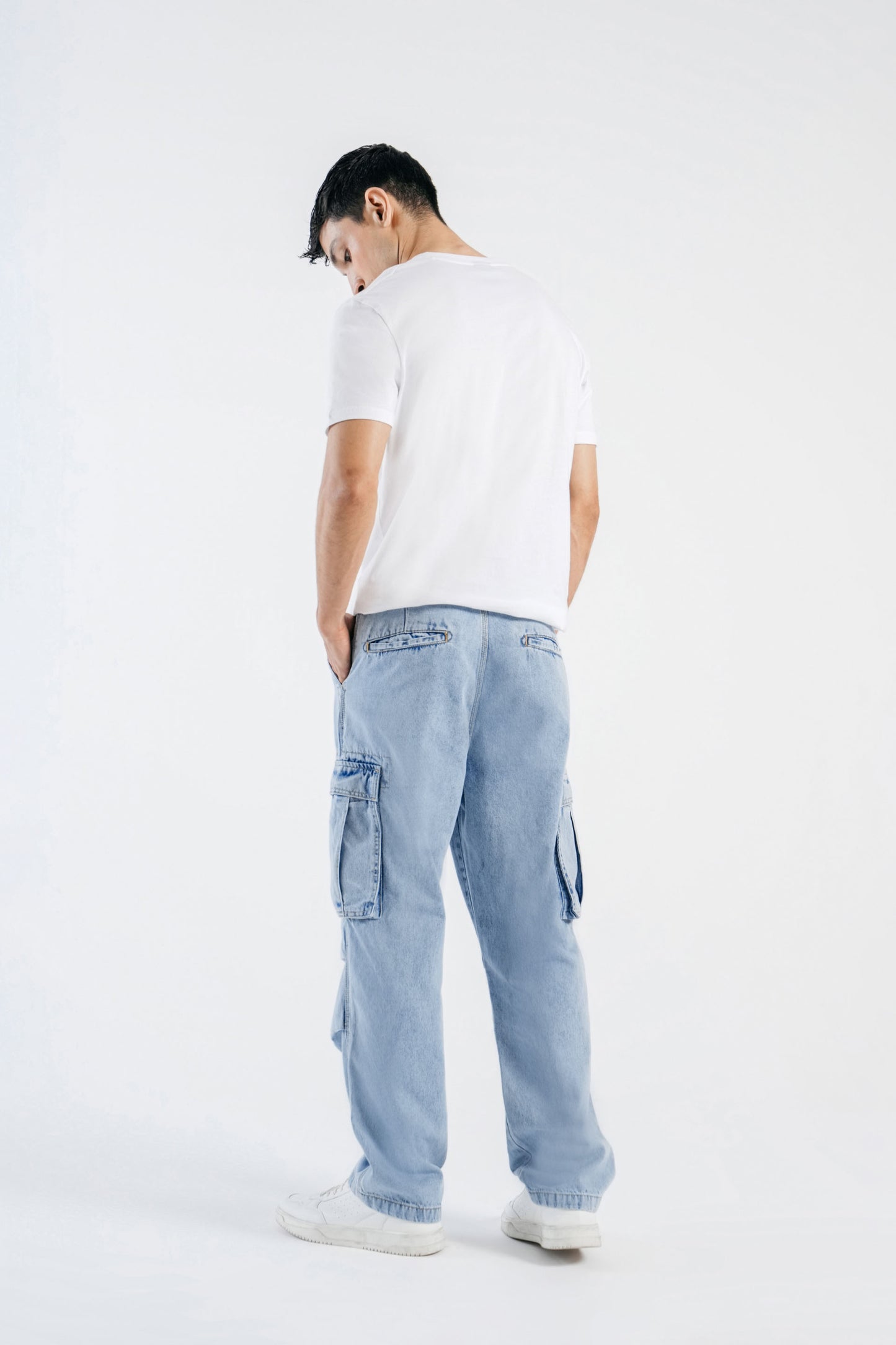 Cargo Straight Jeans