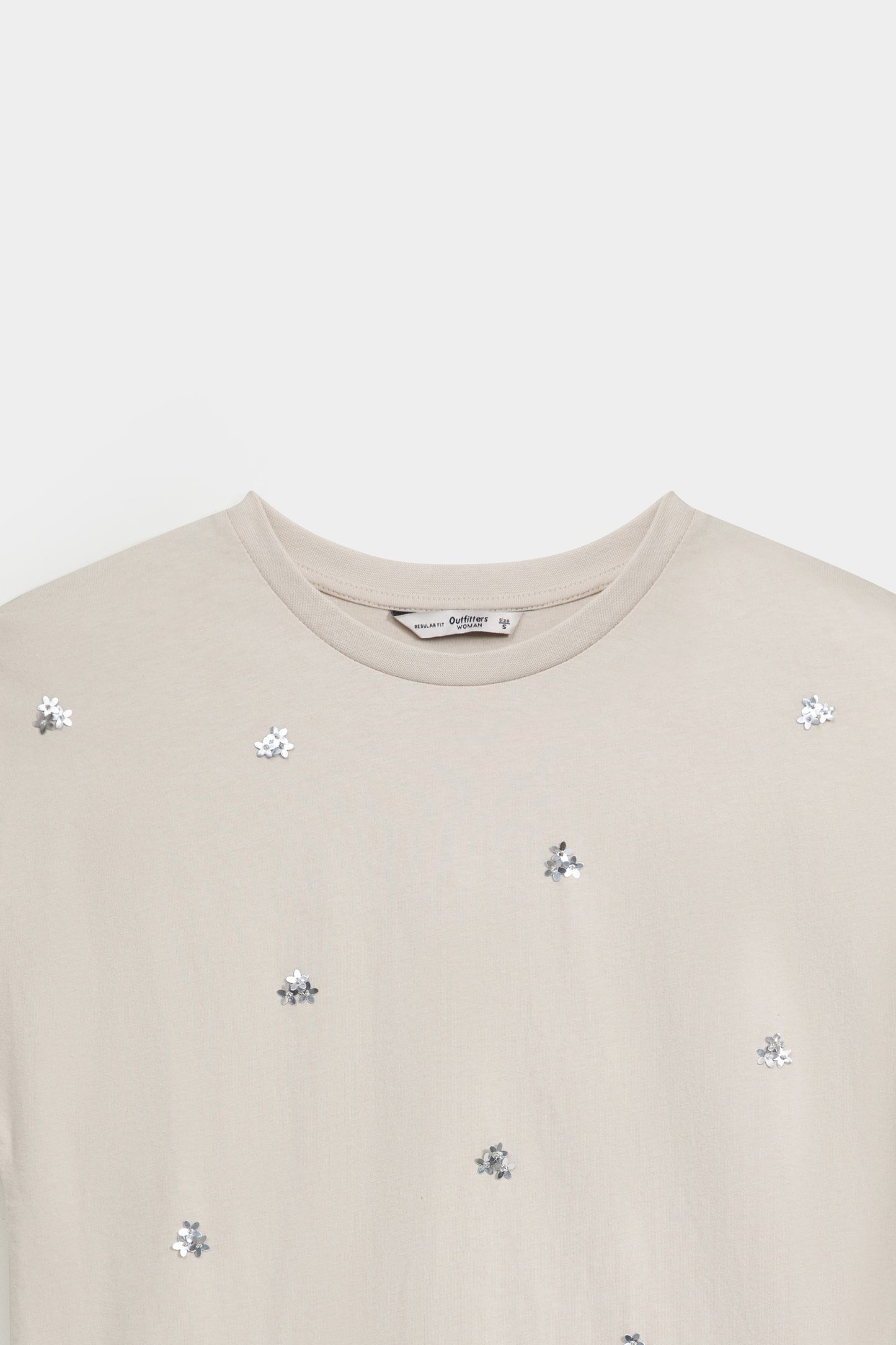 Sequins Embellished T-shirt