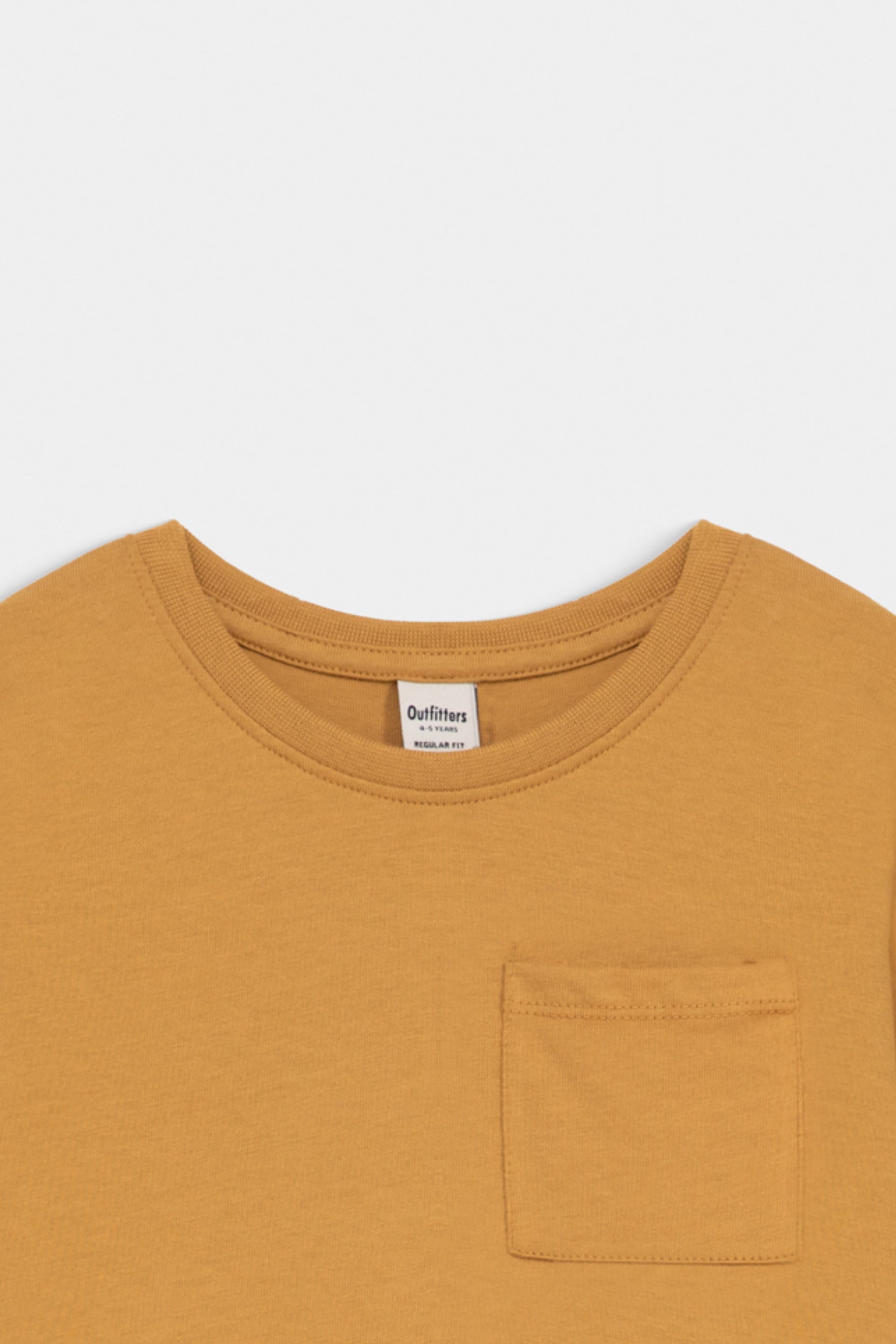 Basic T-Shirt With Patch Pocket & Label