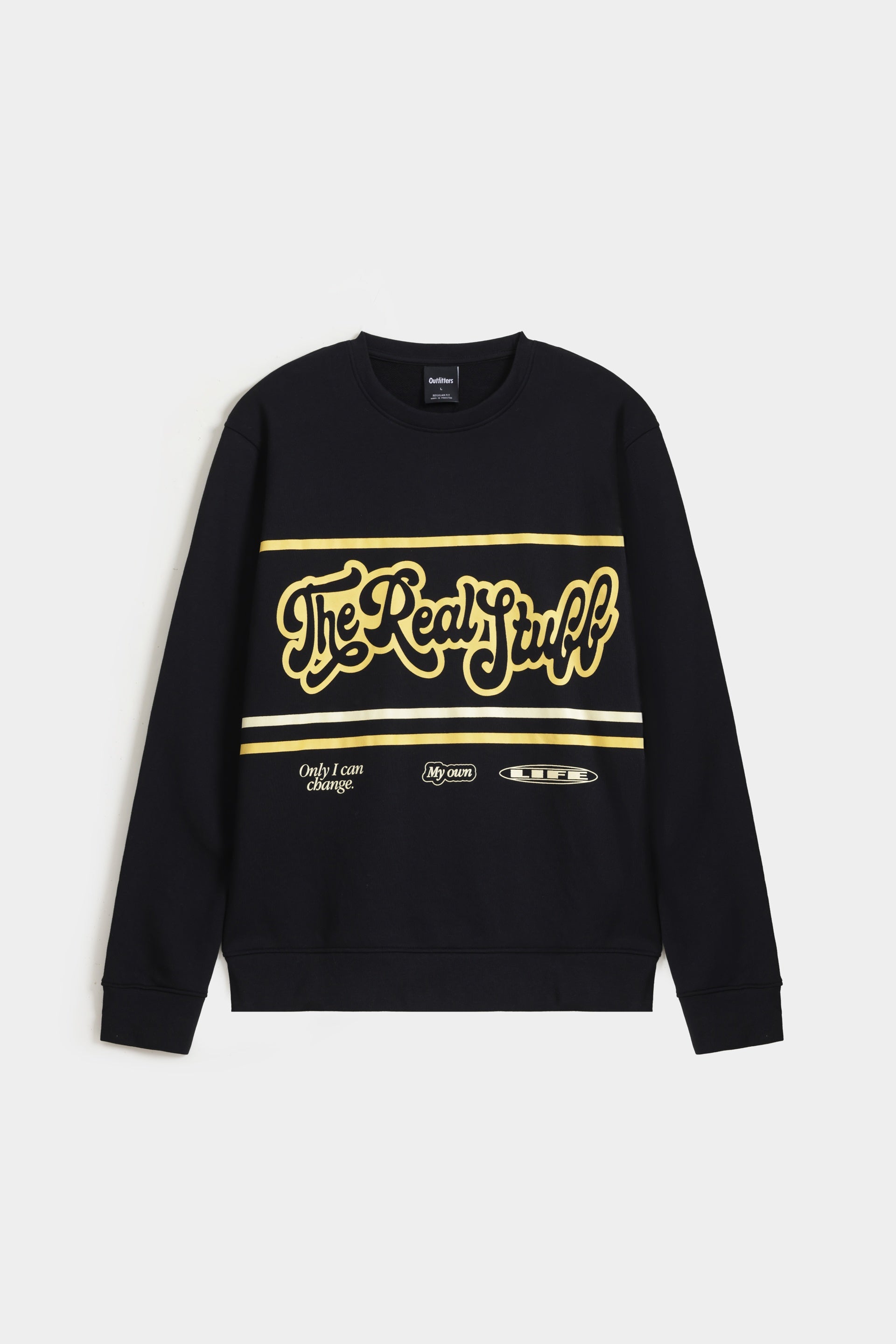 Crew Neck Slogan Sweatshirt – Outfitters