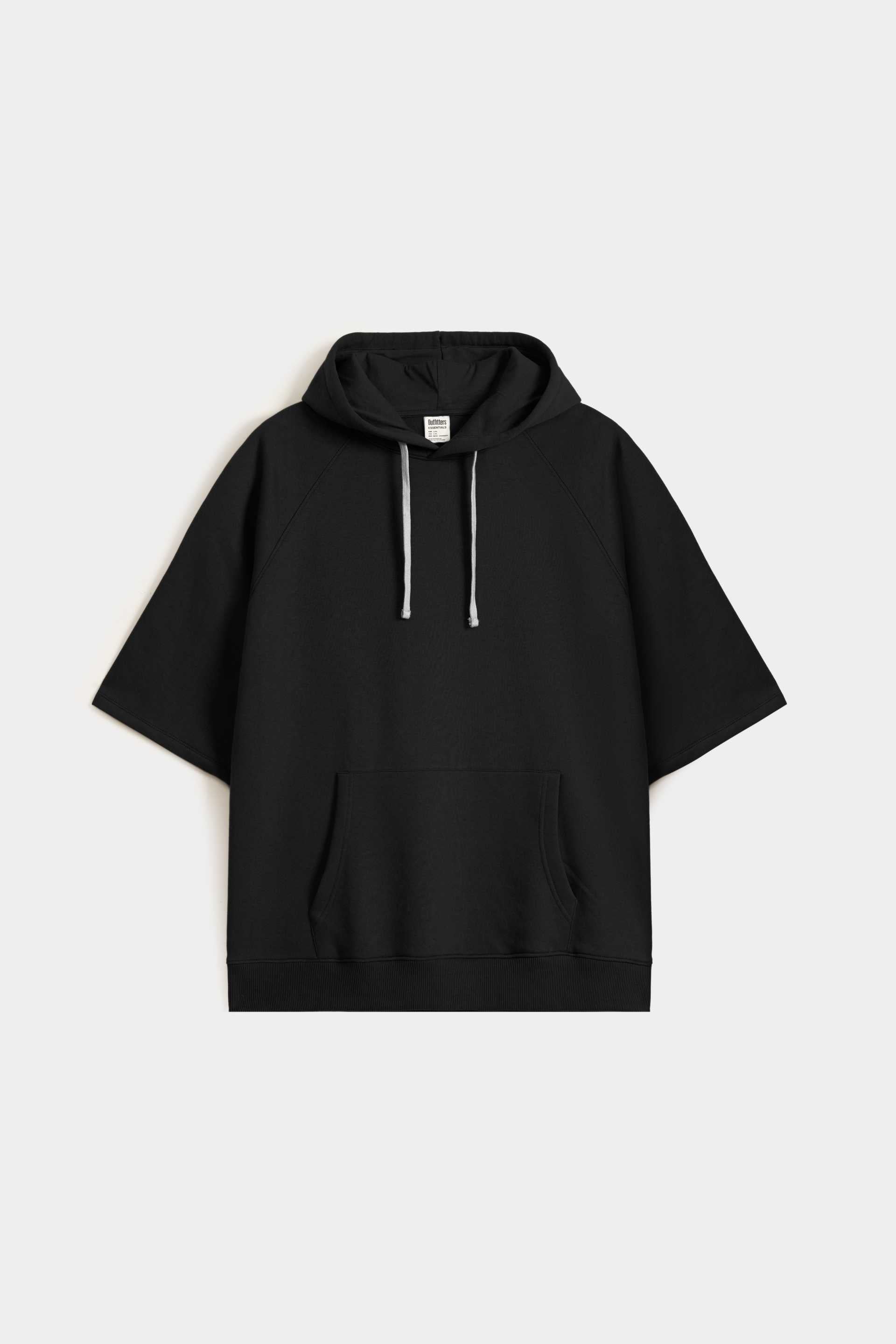 Raglan Half Sleeve Hoodie