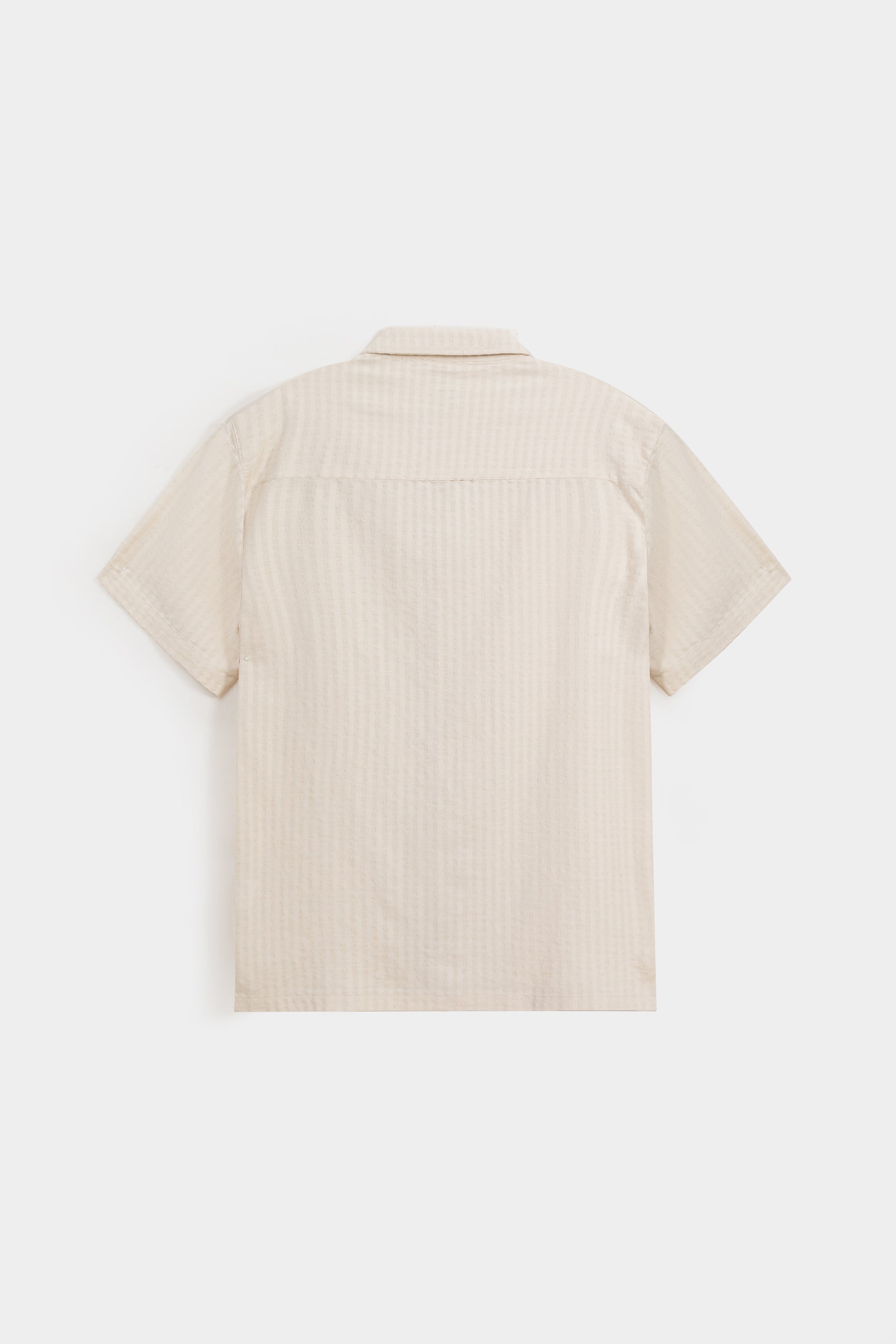 Resort Collar Shirt In Dobby Stripes