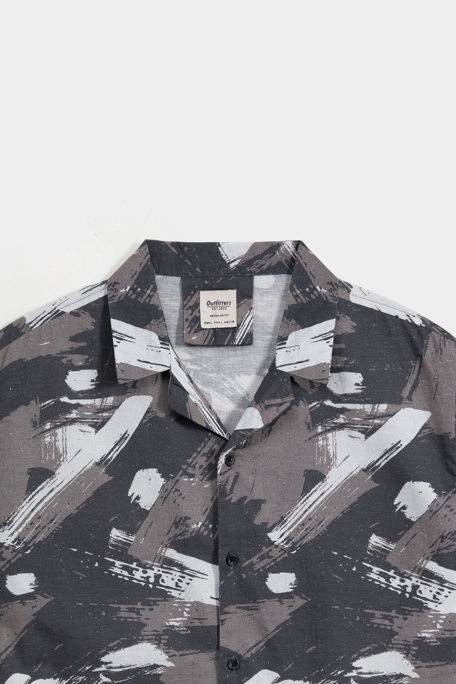 All Over Printed Resort Collar Shirt