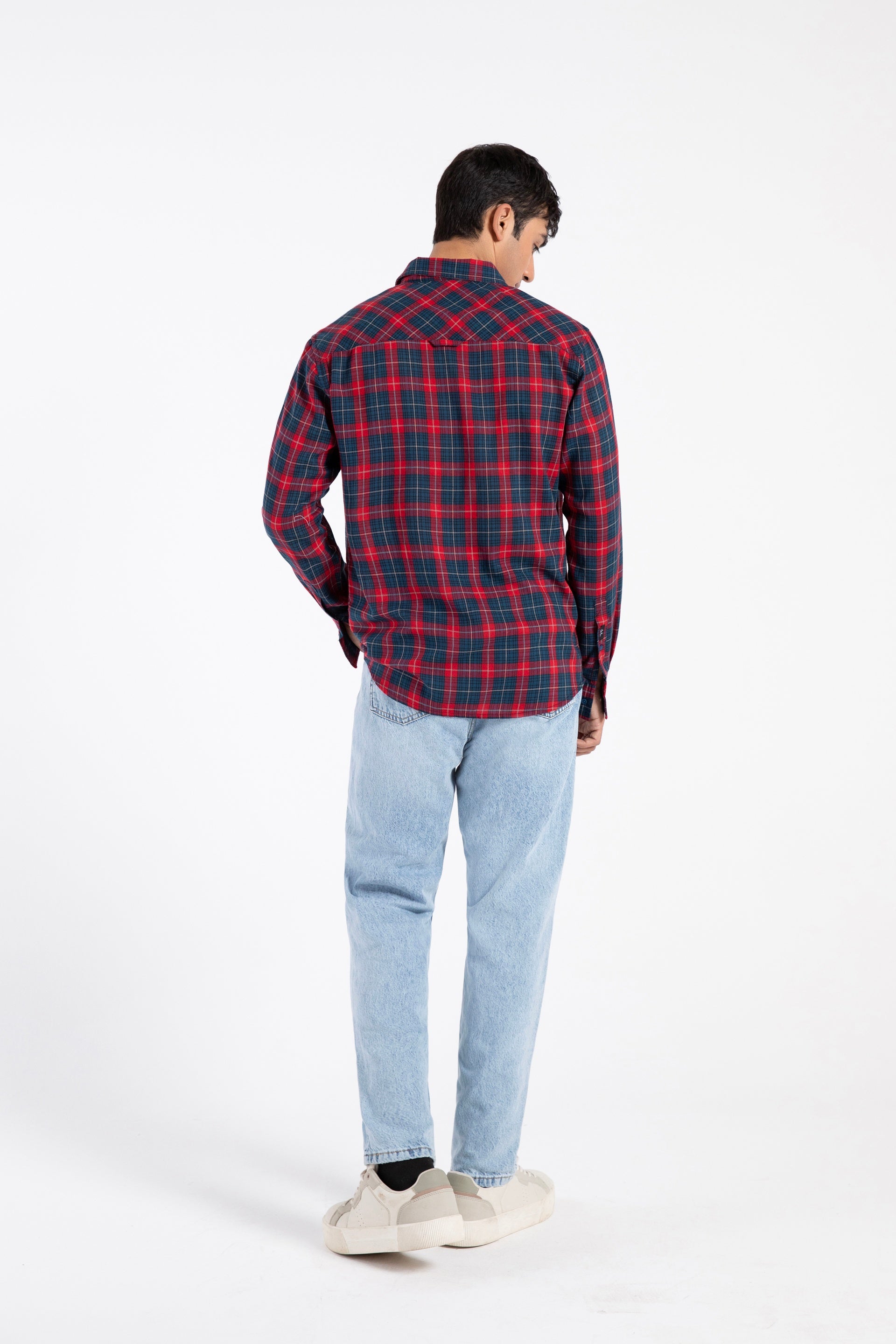 Heavy cotton check shirt