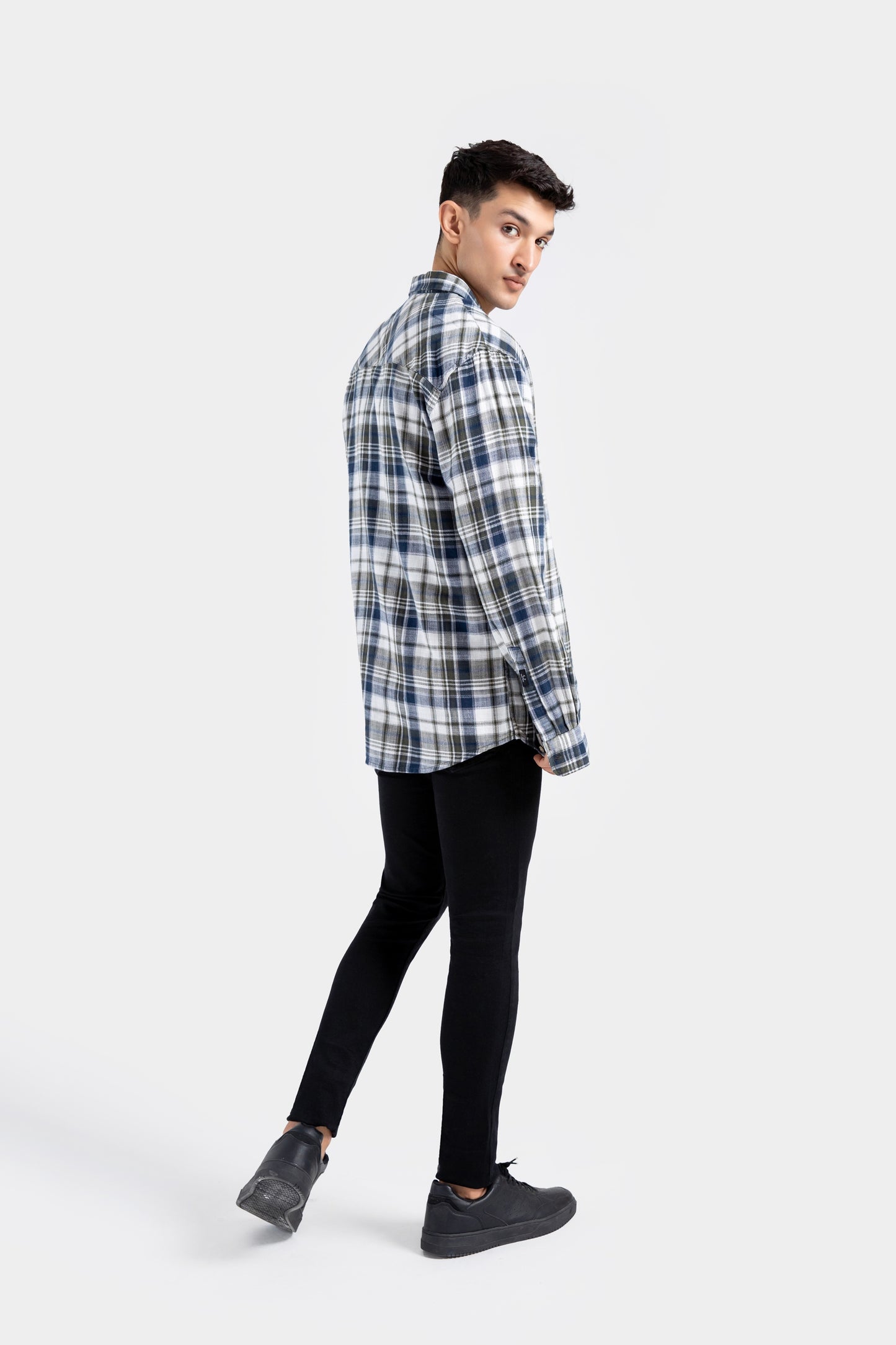 Cotton Checkered Shirt