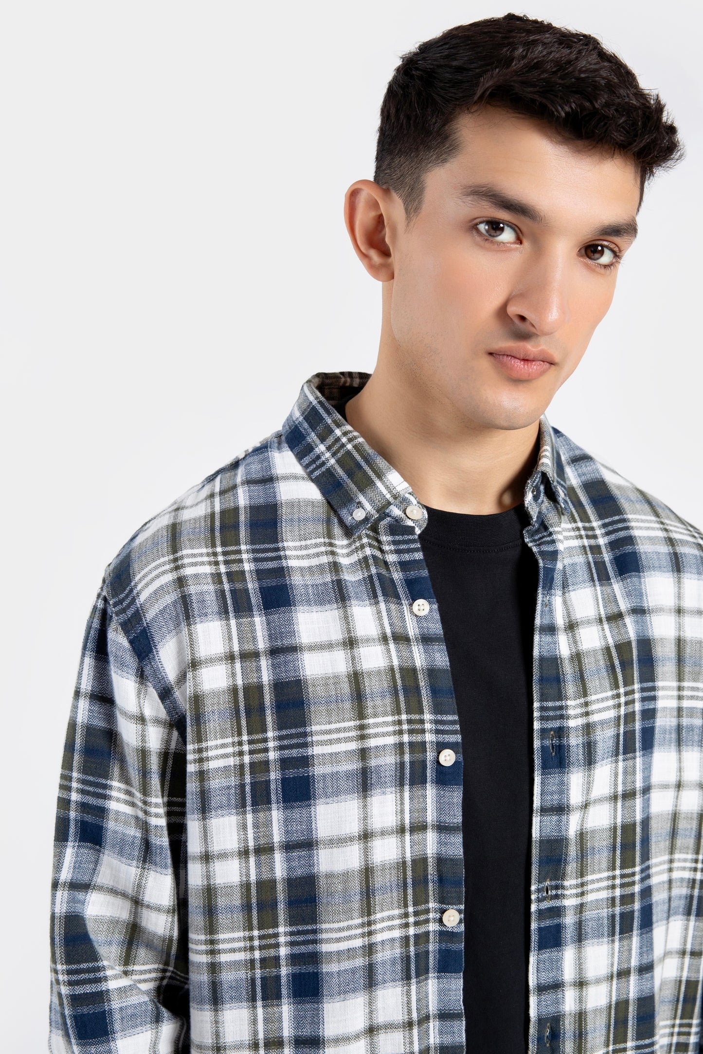 Cotton Checkered Shirt