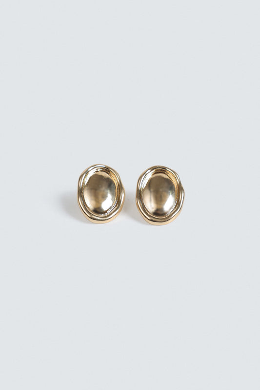 Oval Statement Studs