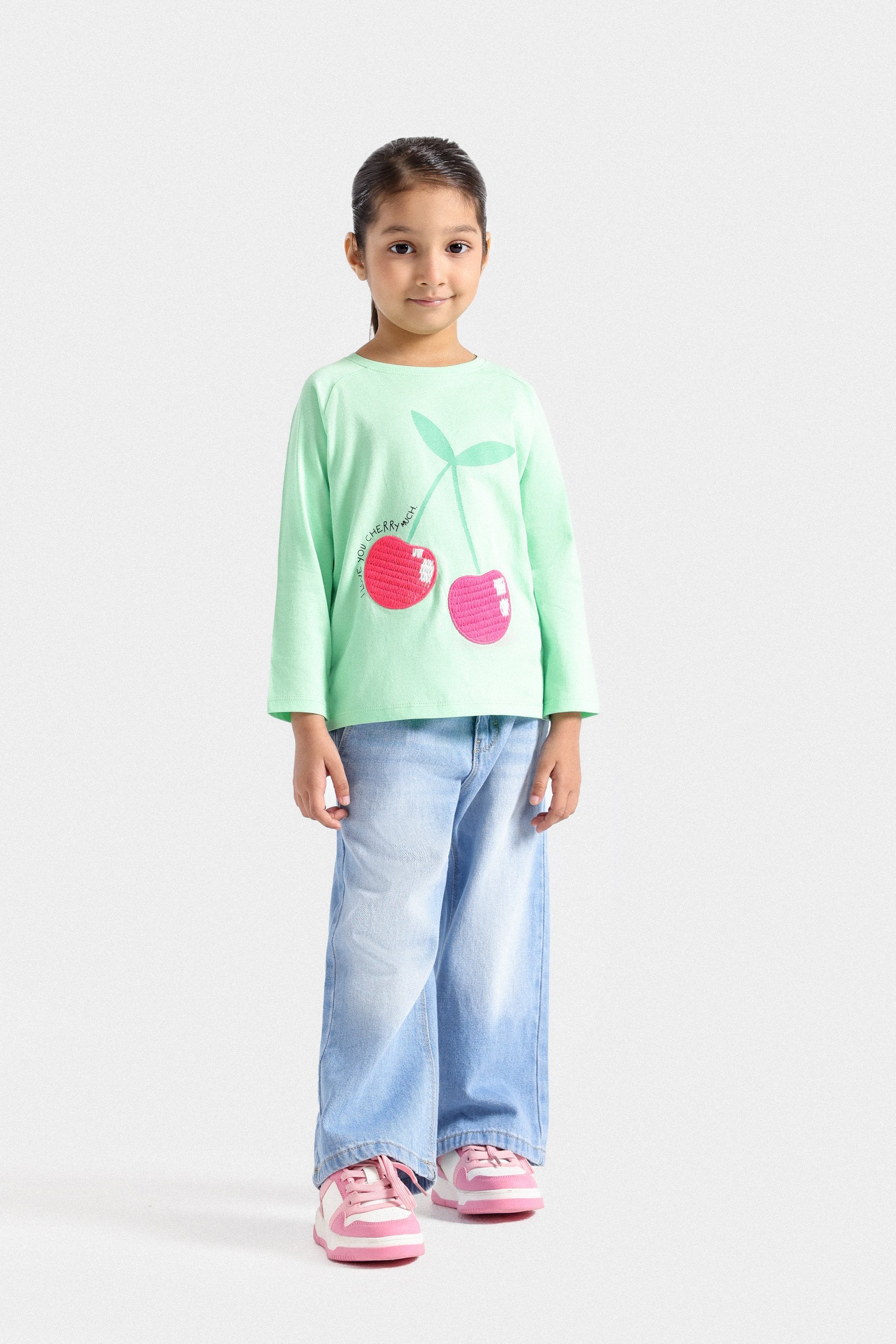 Embellished Raglan T-Shirt