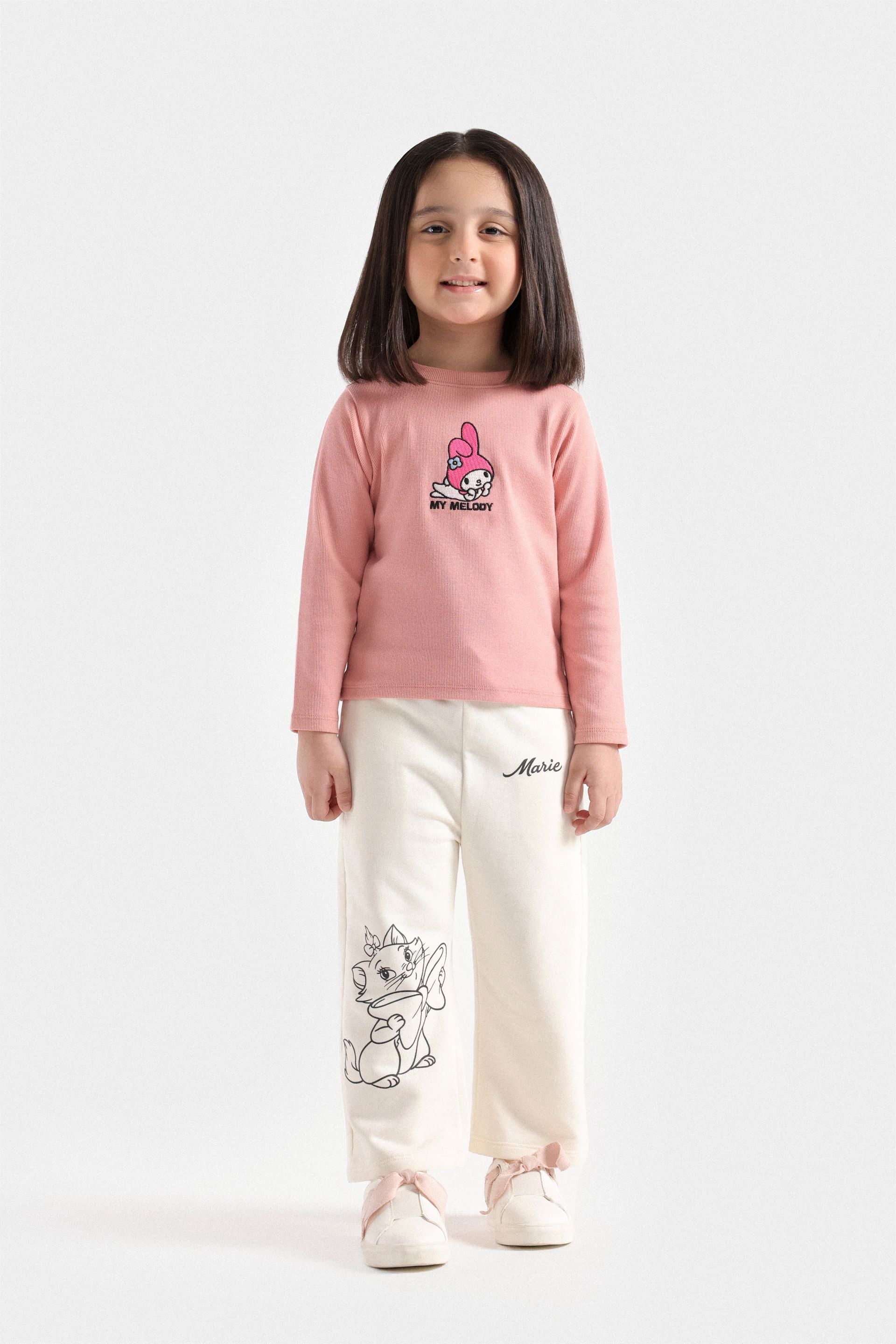 Cropped Embroidered T-Shirt