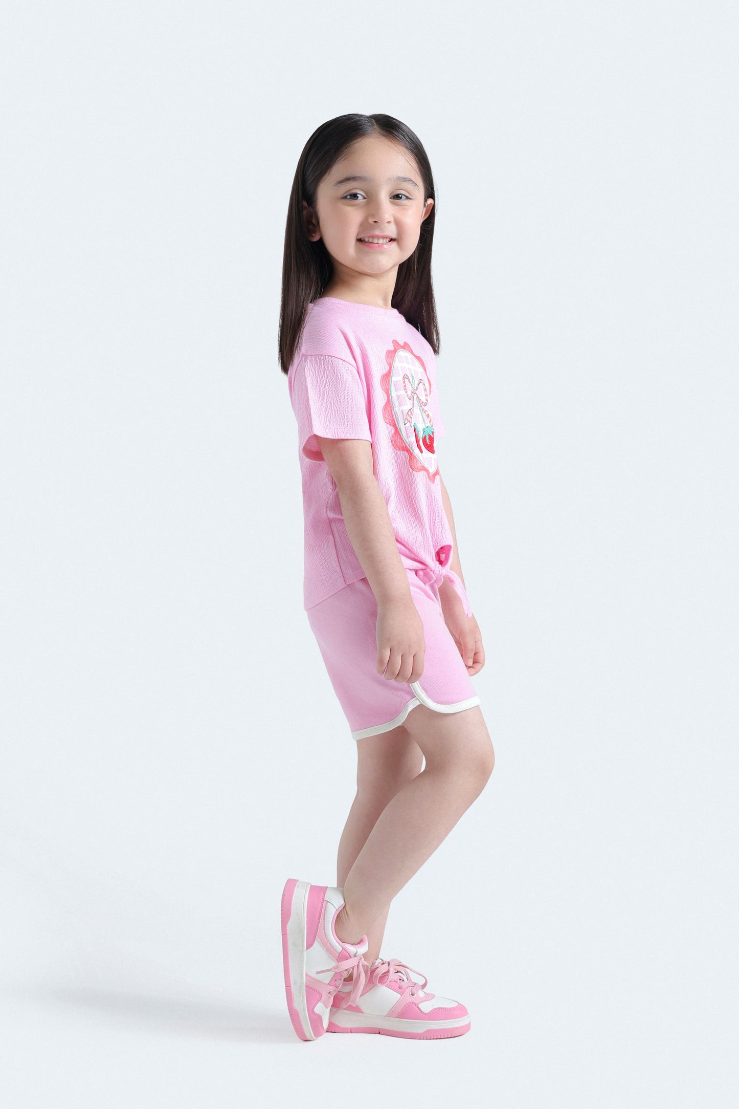 Cropped Embroidered T-Shirt