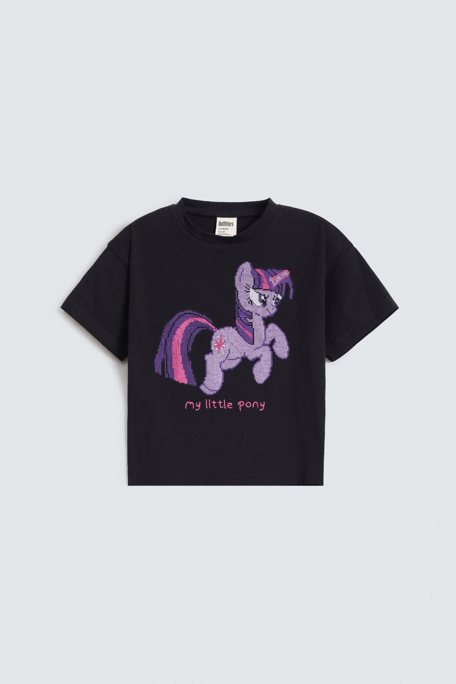 Cropped Graphic T-Shirt