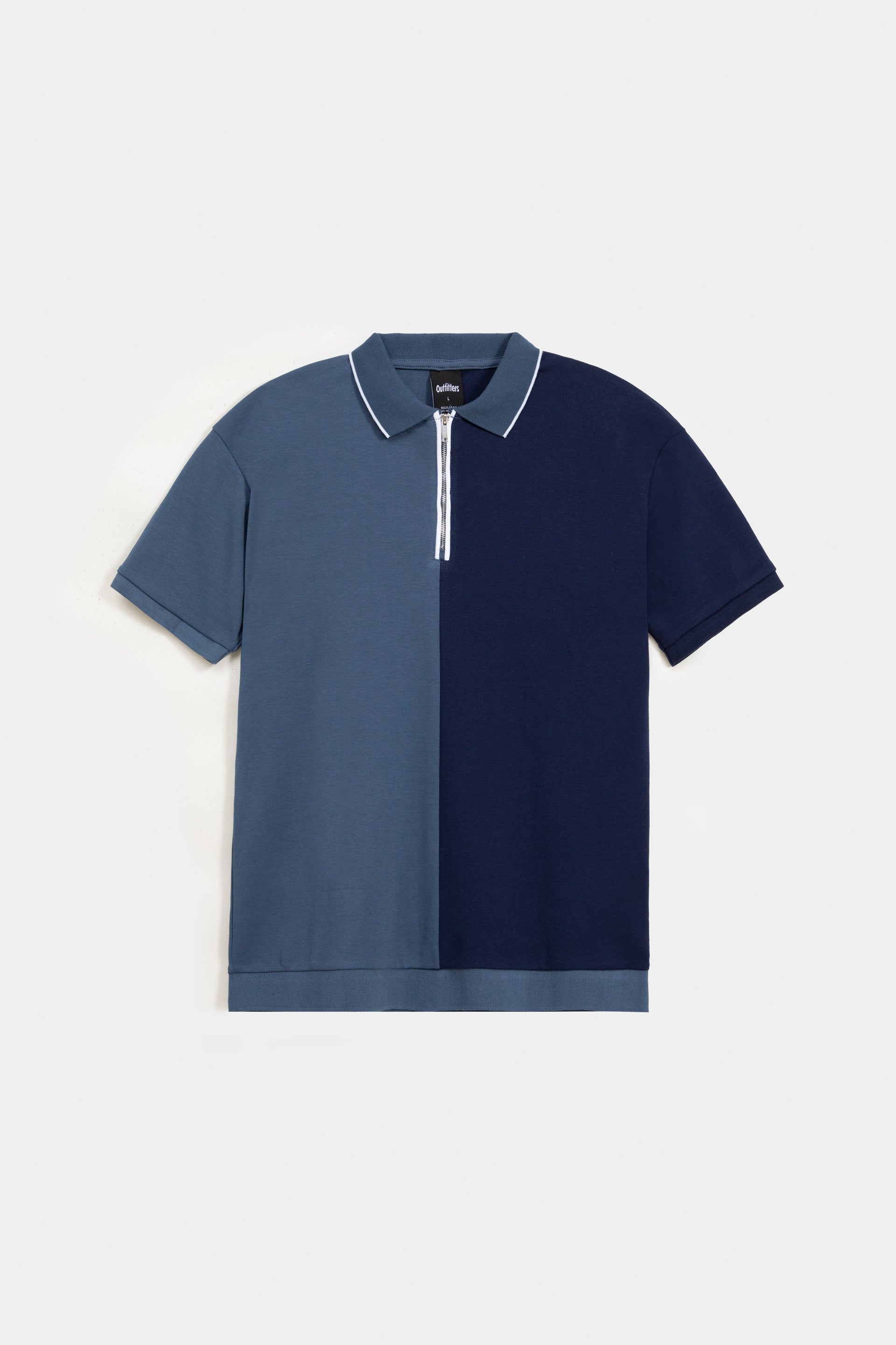 Zipper Polo With Contrast Details