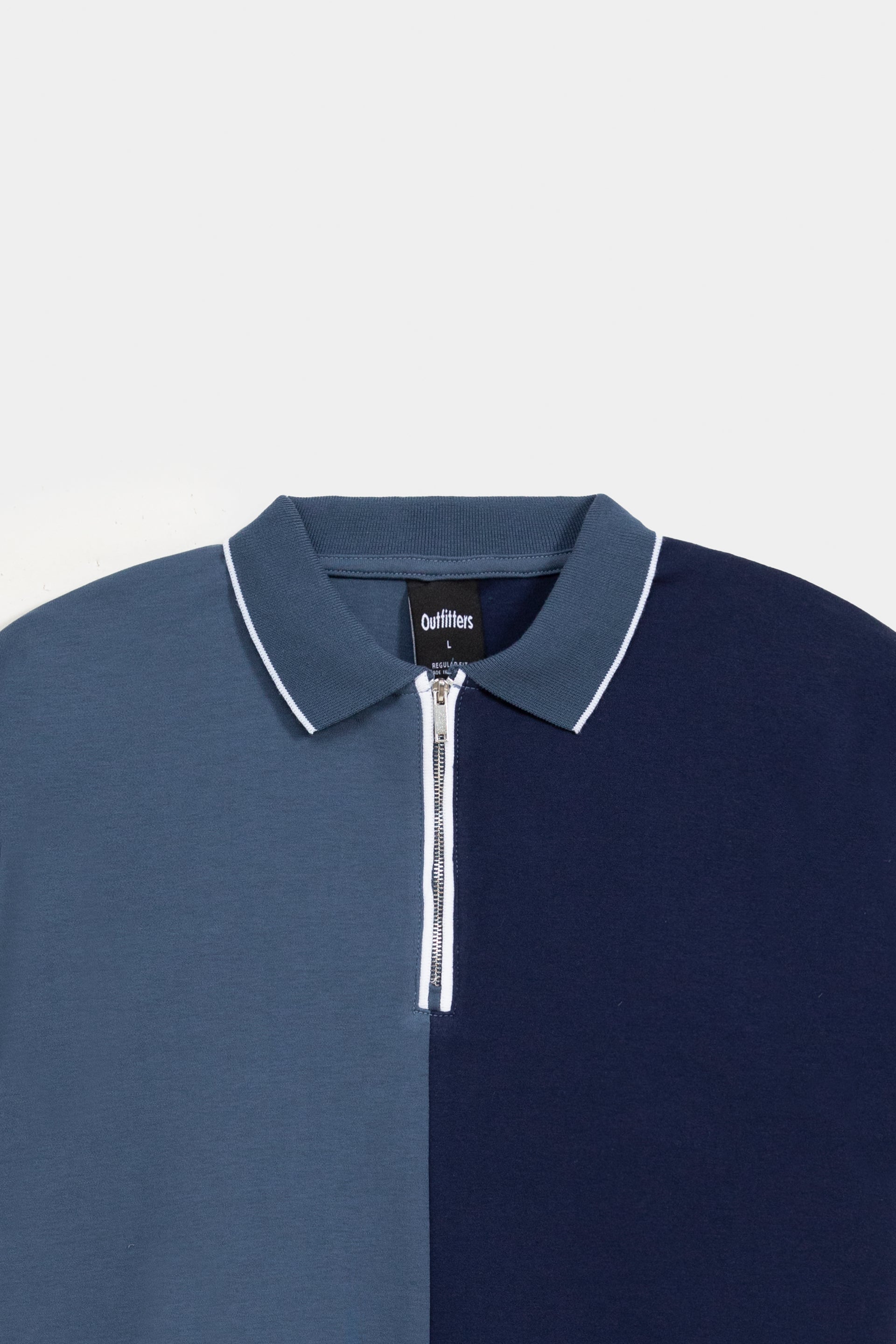 Zipper Polo With Contrast Details
