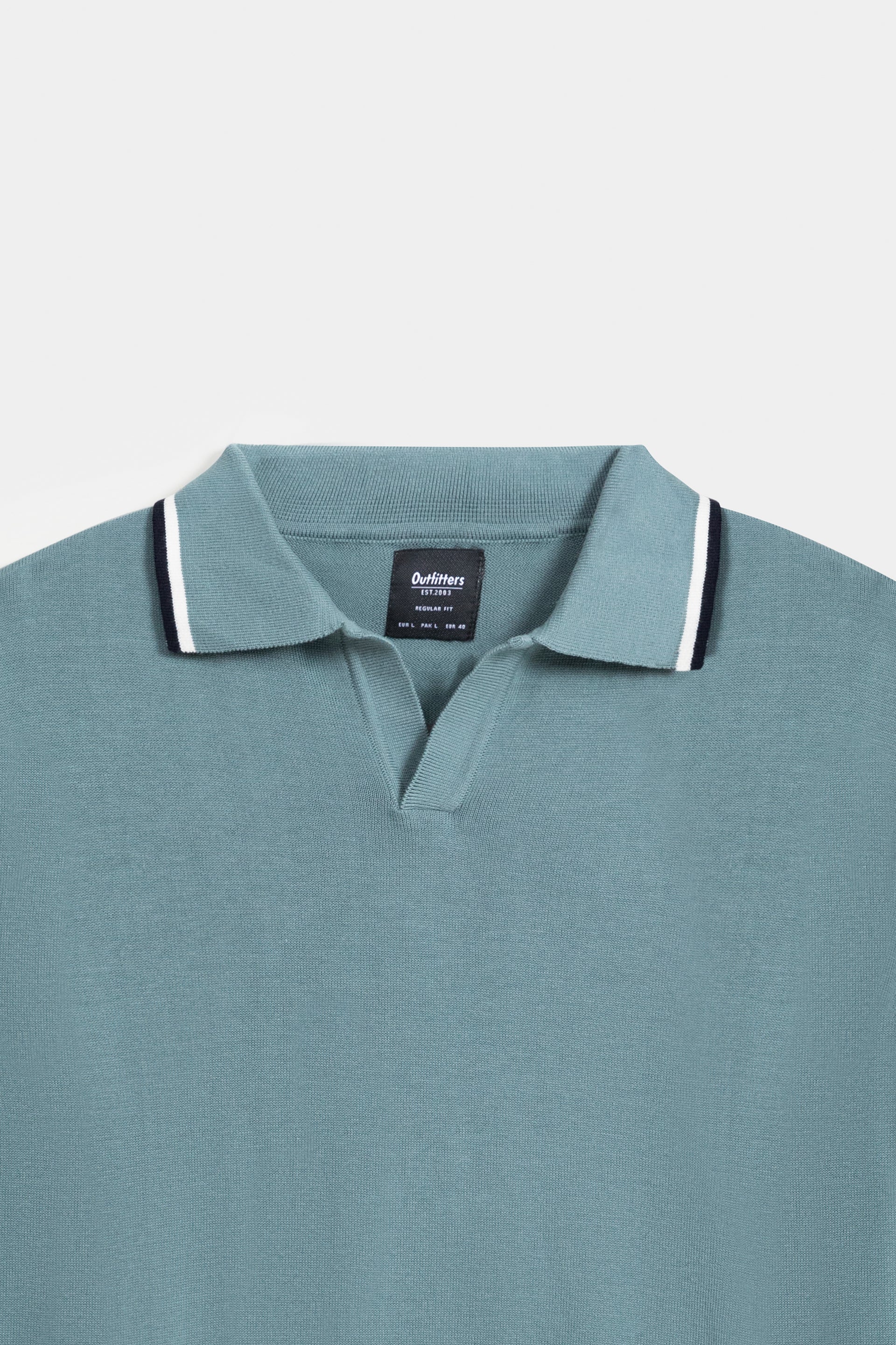 Johnny Collar Knitted Polo