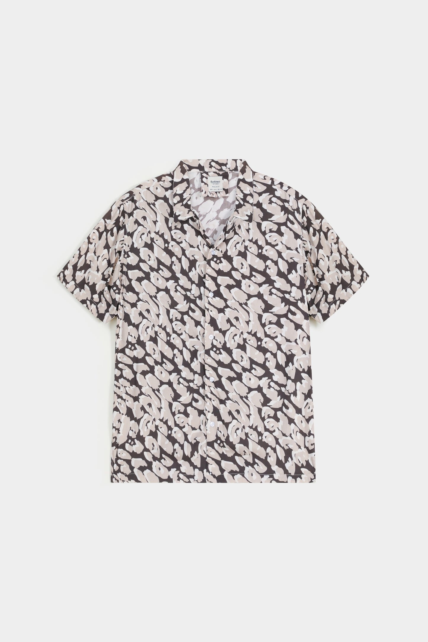Pattern Resort Collar Shirt