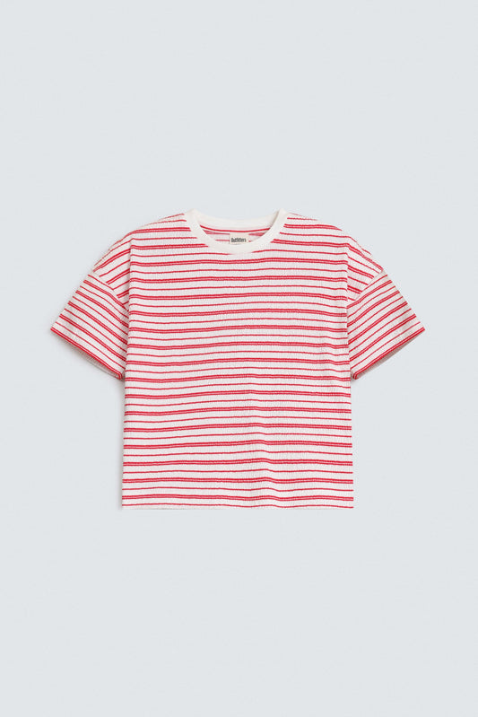 Cropped Striped T-Shirt