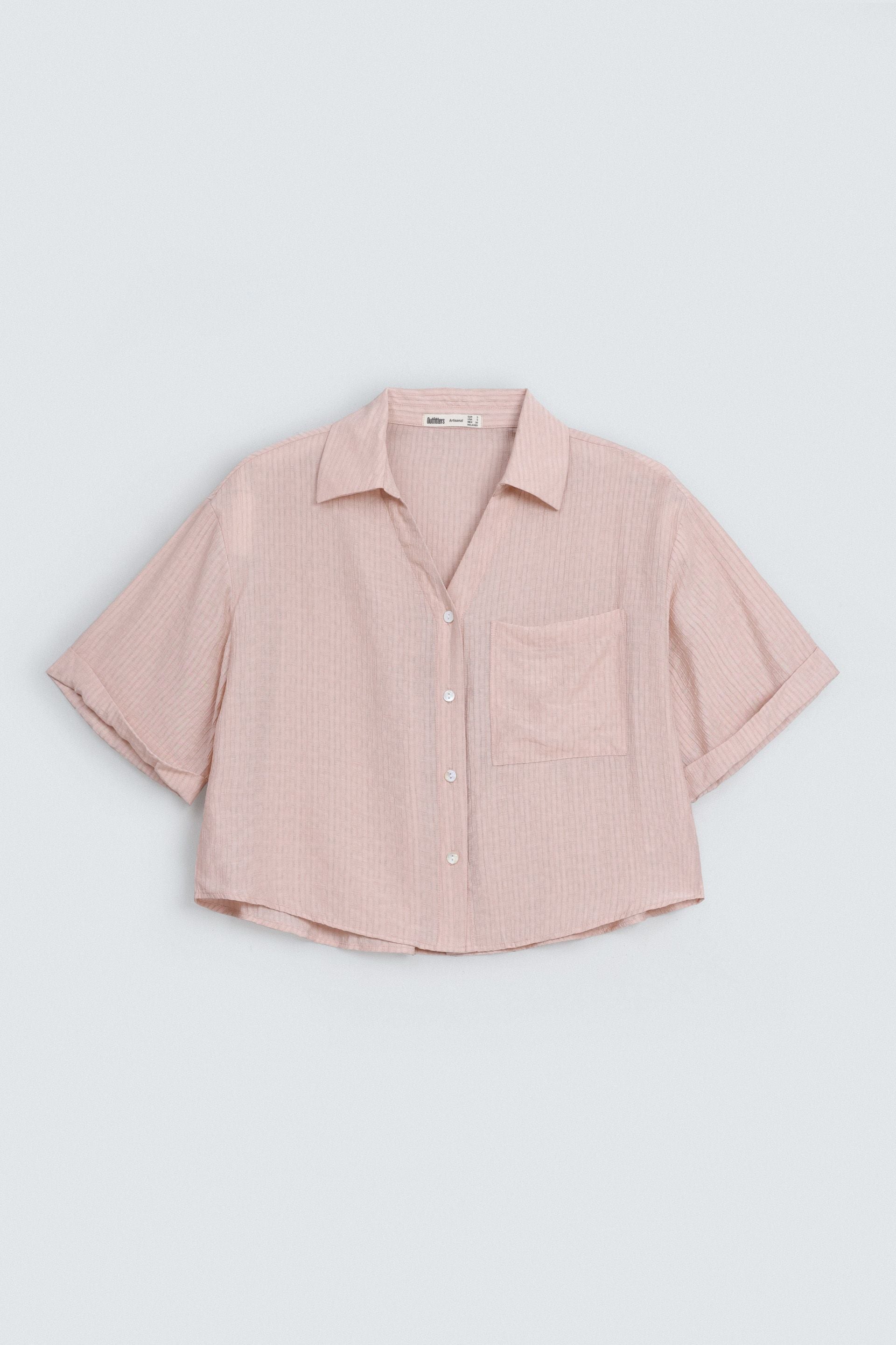Cropped Striped Shirt