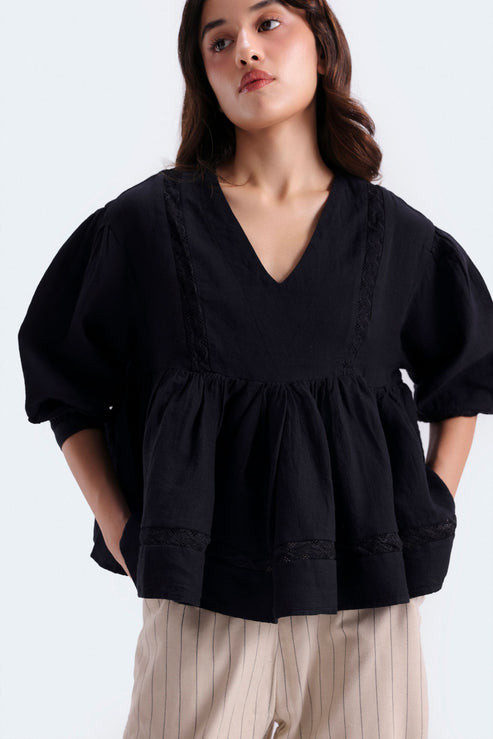 Gathered Blouse