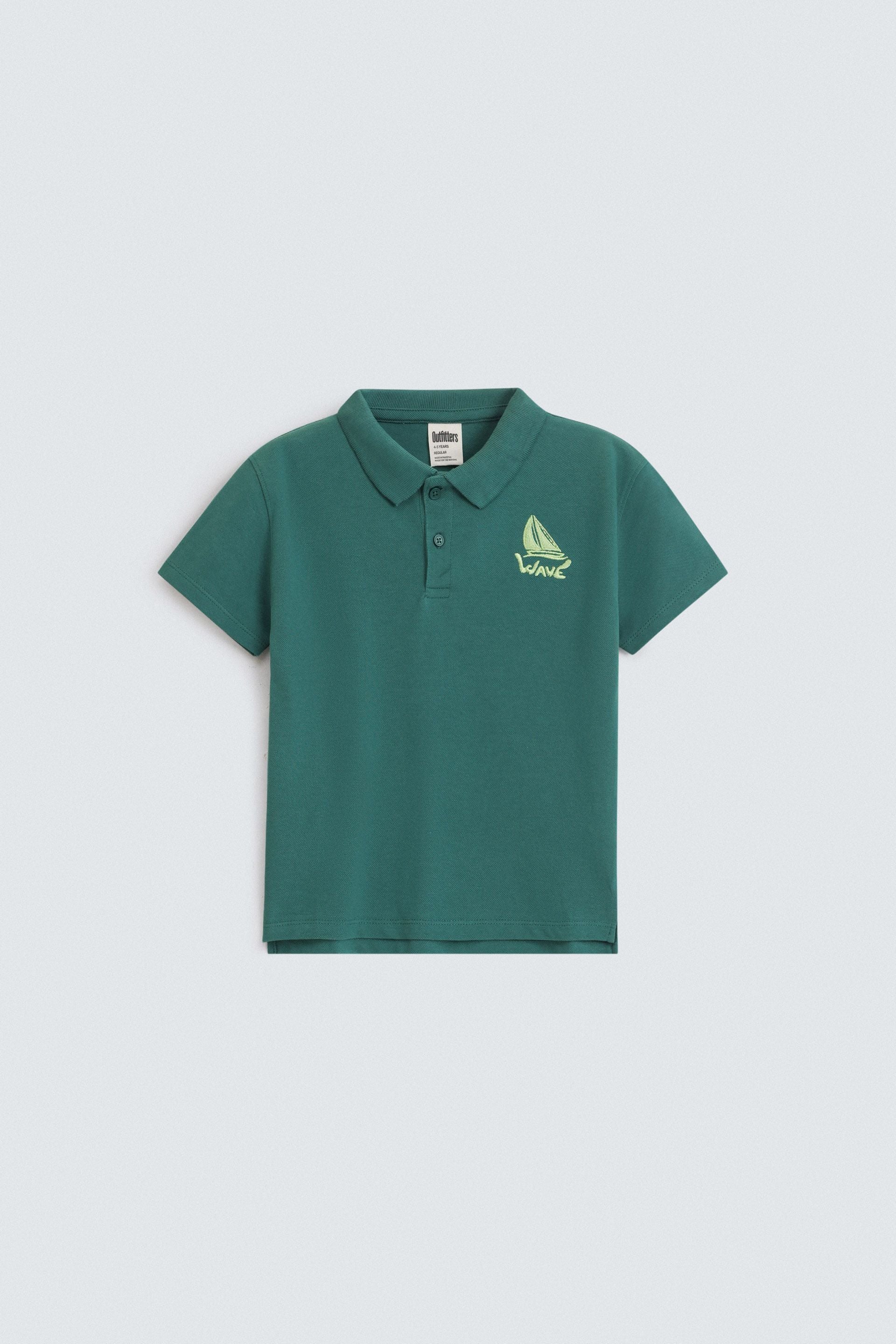 Embroidered Polo Shirt