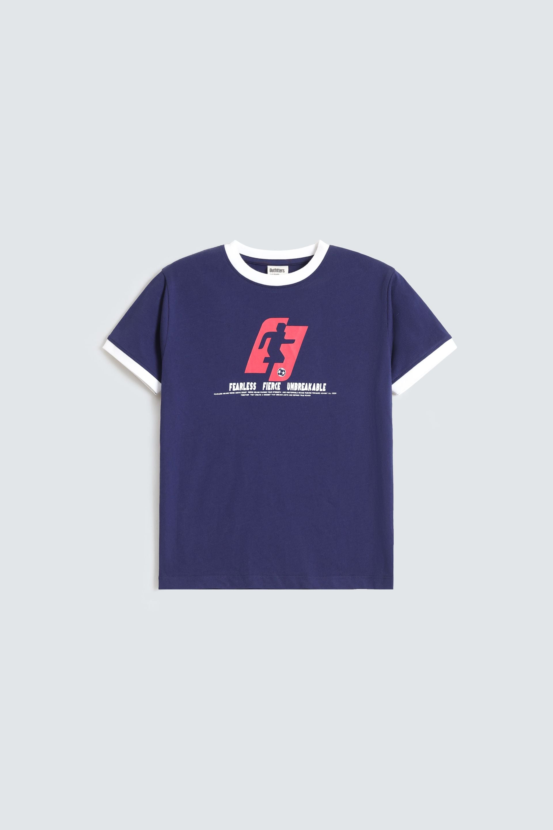 Color Block Graphic T-Shirt