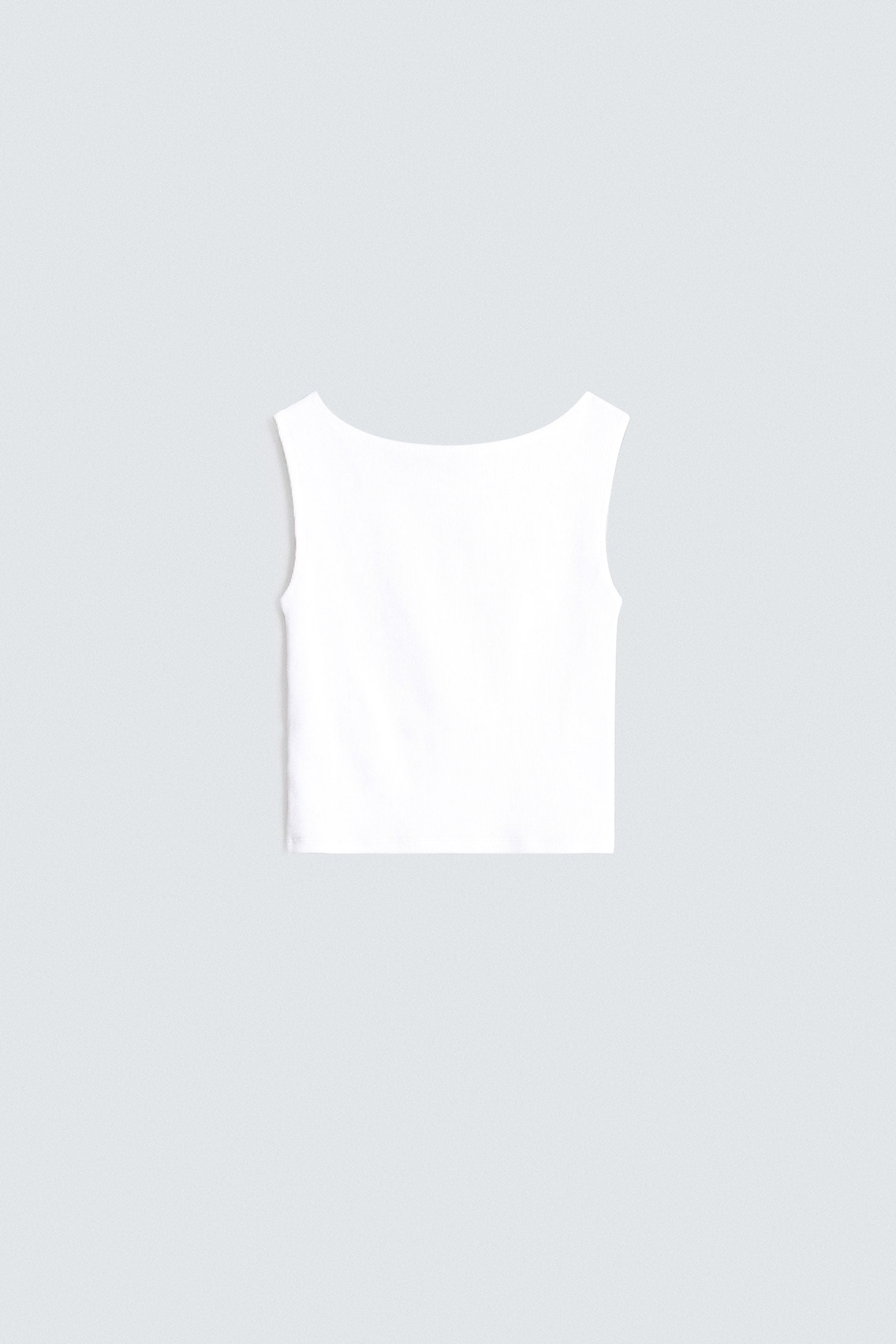 Cropped Boat Neck Tank Top – Outfitters