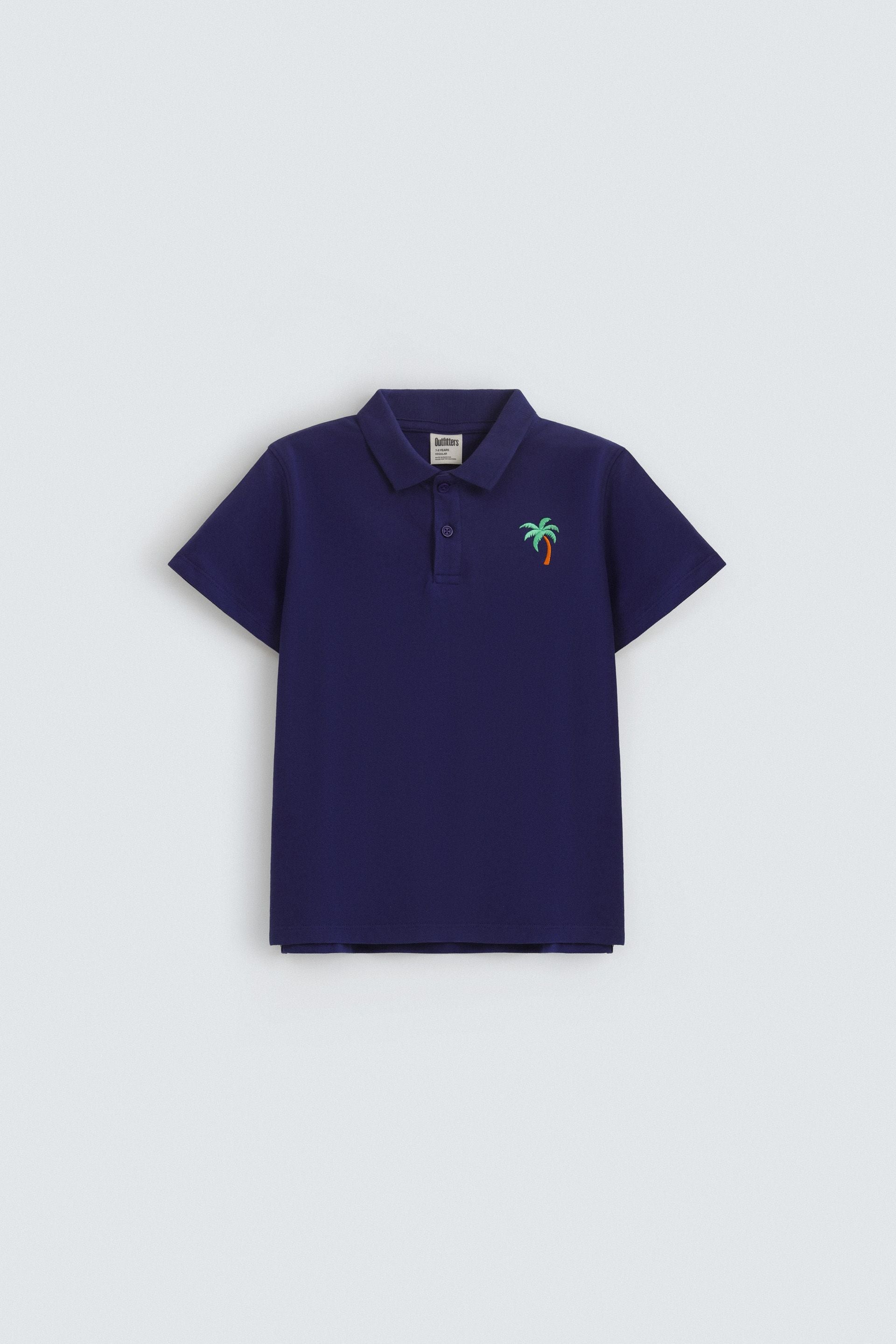Embroidered Polo Shirt