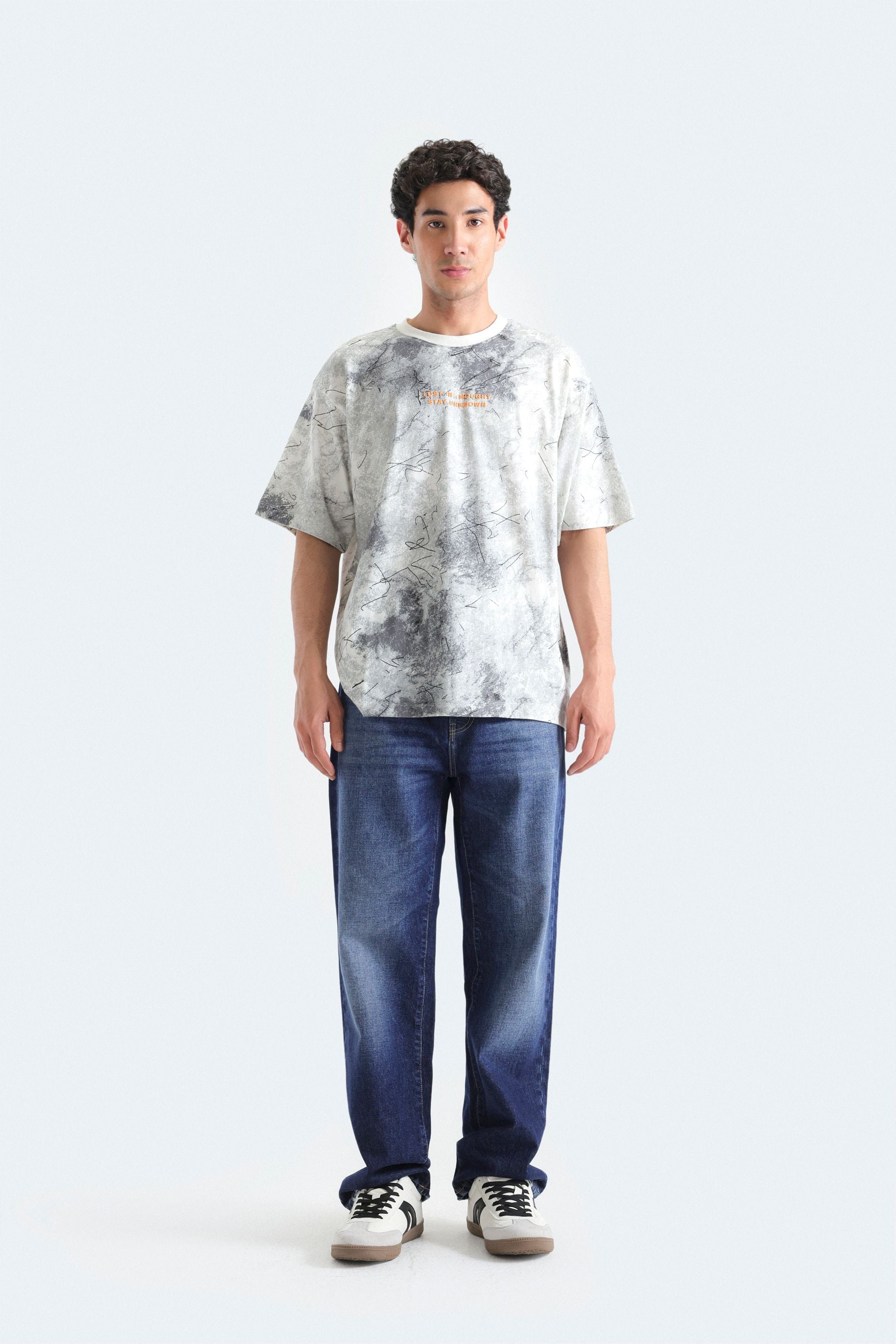Slogan Print T-Shirt