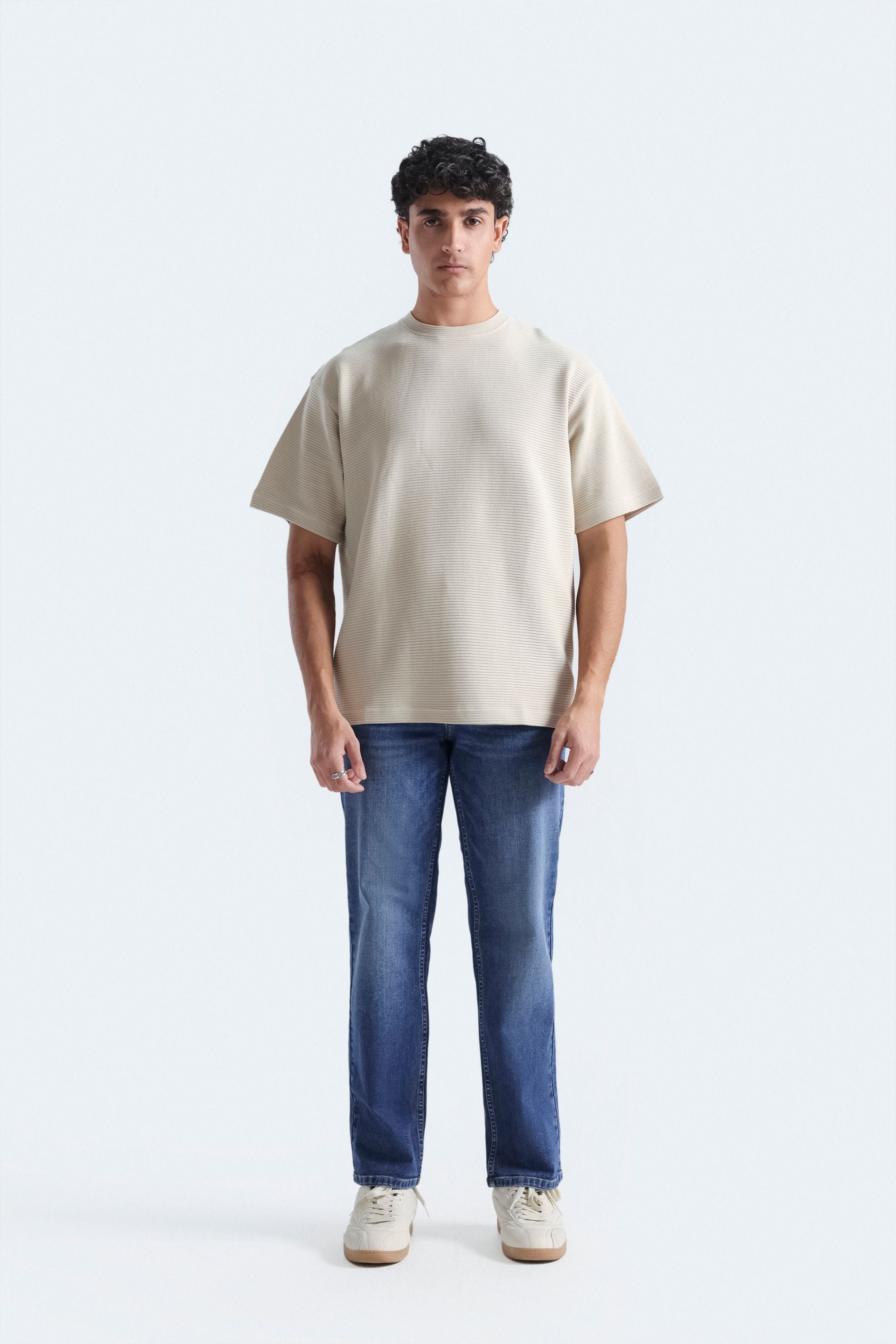 Crew Neck Ottoman T-Shirt