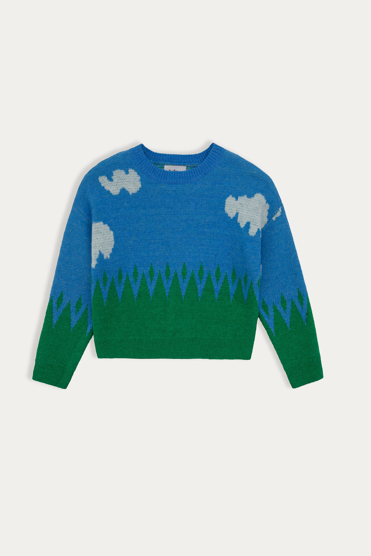 Clouds Knit Pull Over Sweater