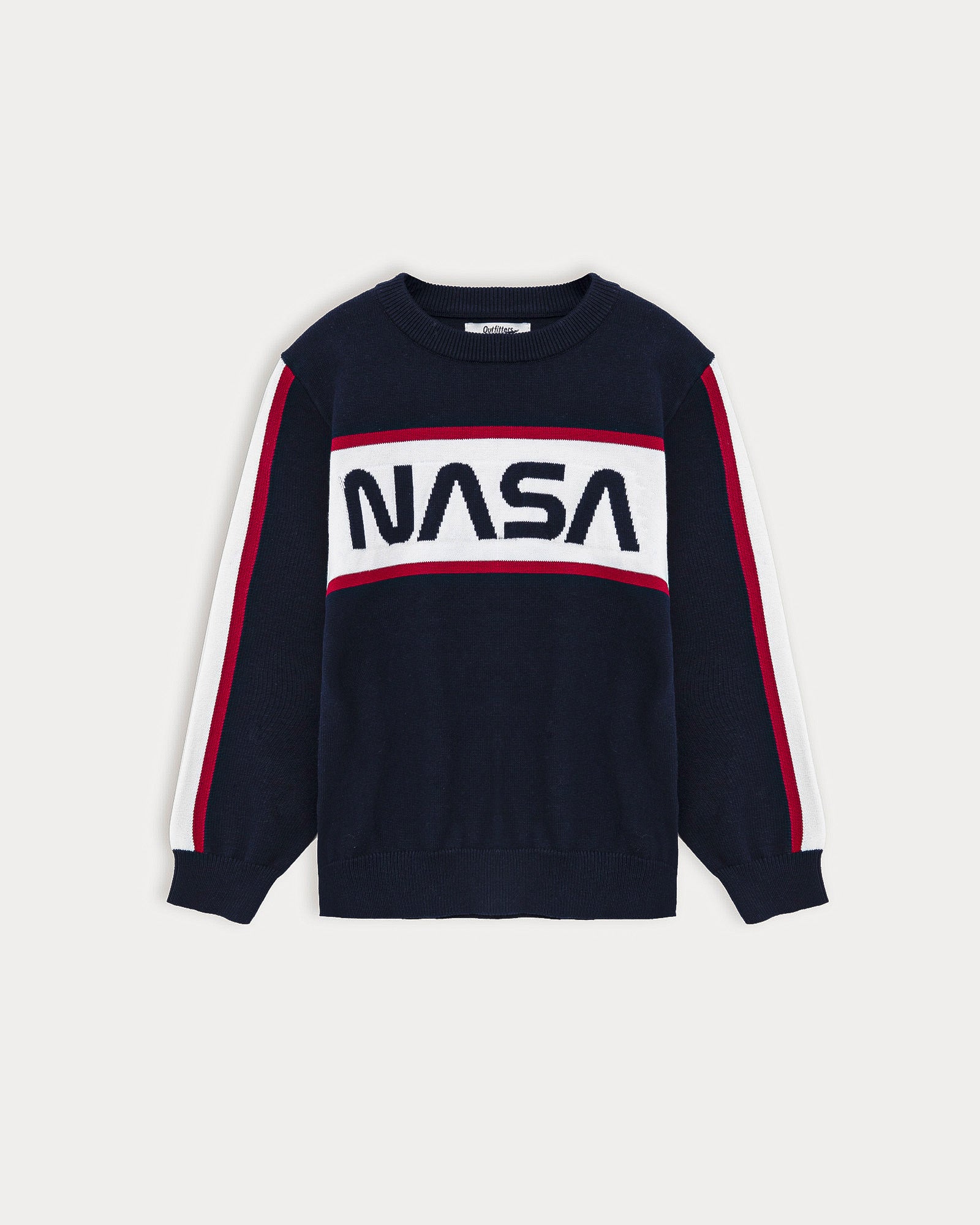 NASA Contrasted Pull Over Sweater