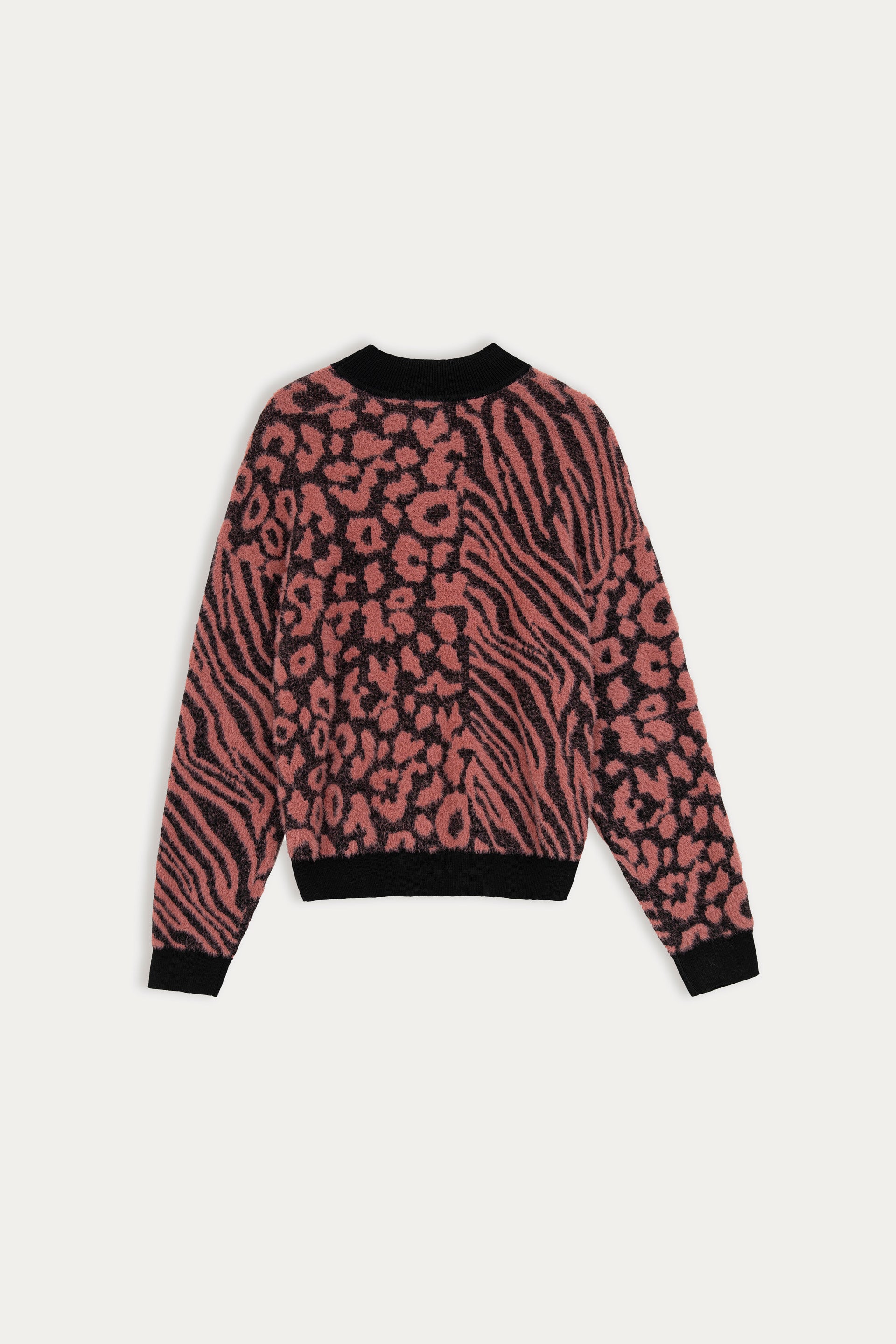 Relax Fit Animal Print Sweater