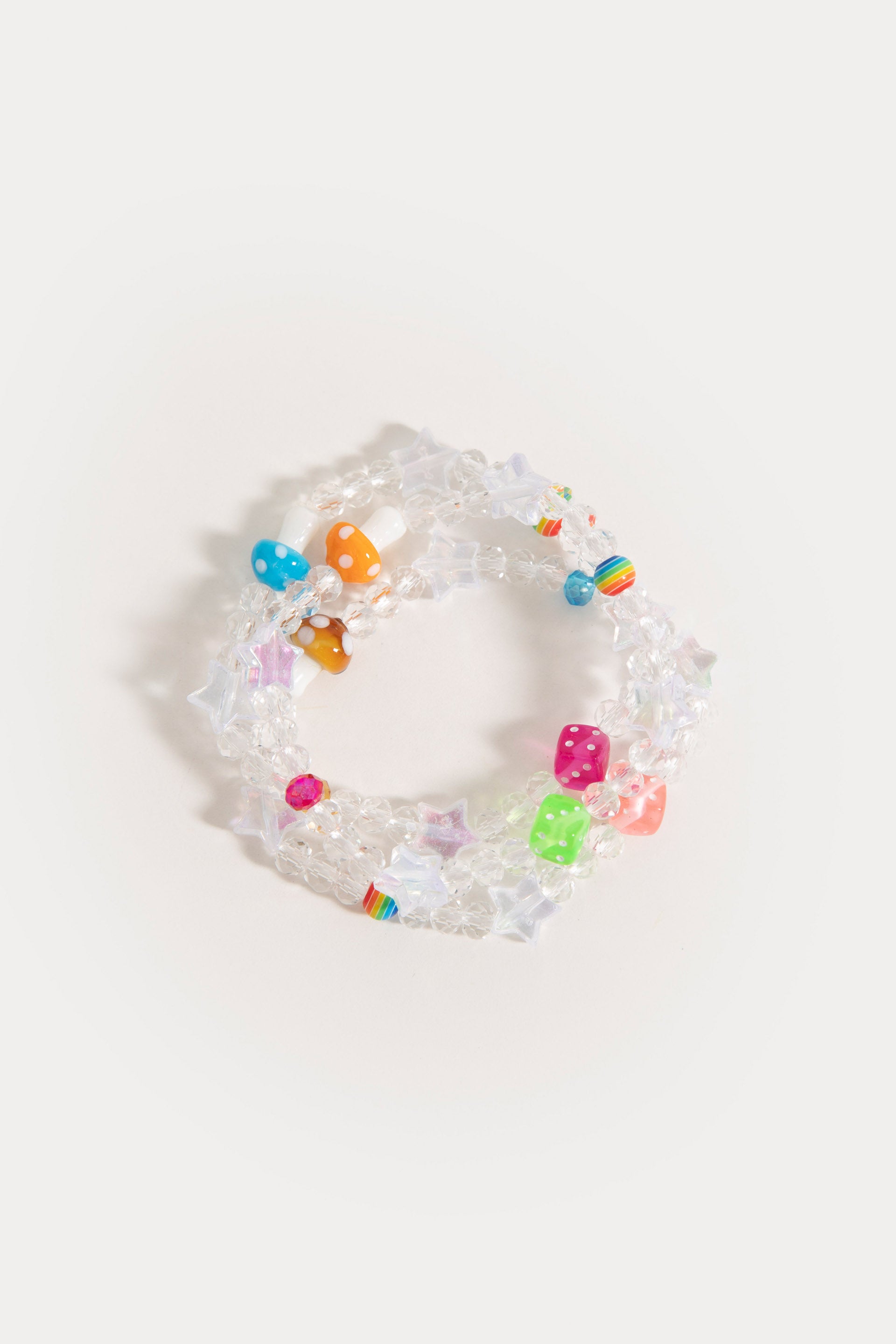 Clear Beaded Bracelets Pack