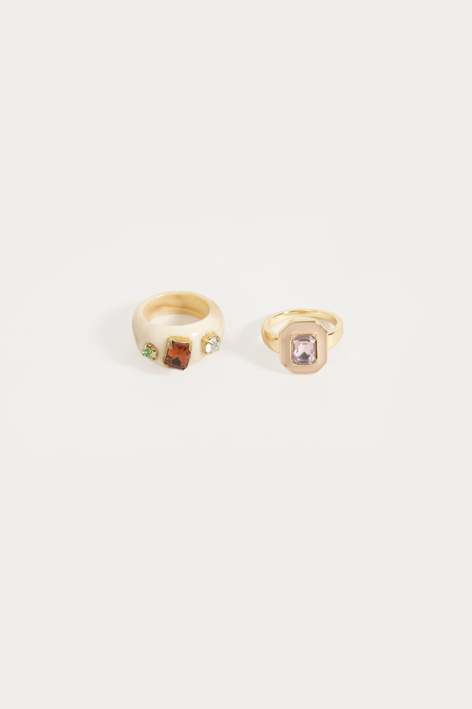 Pair of Diamante Rings